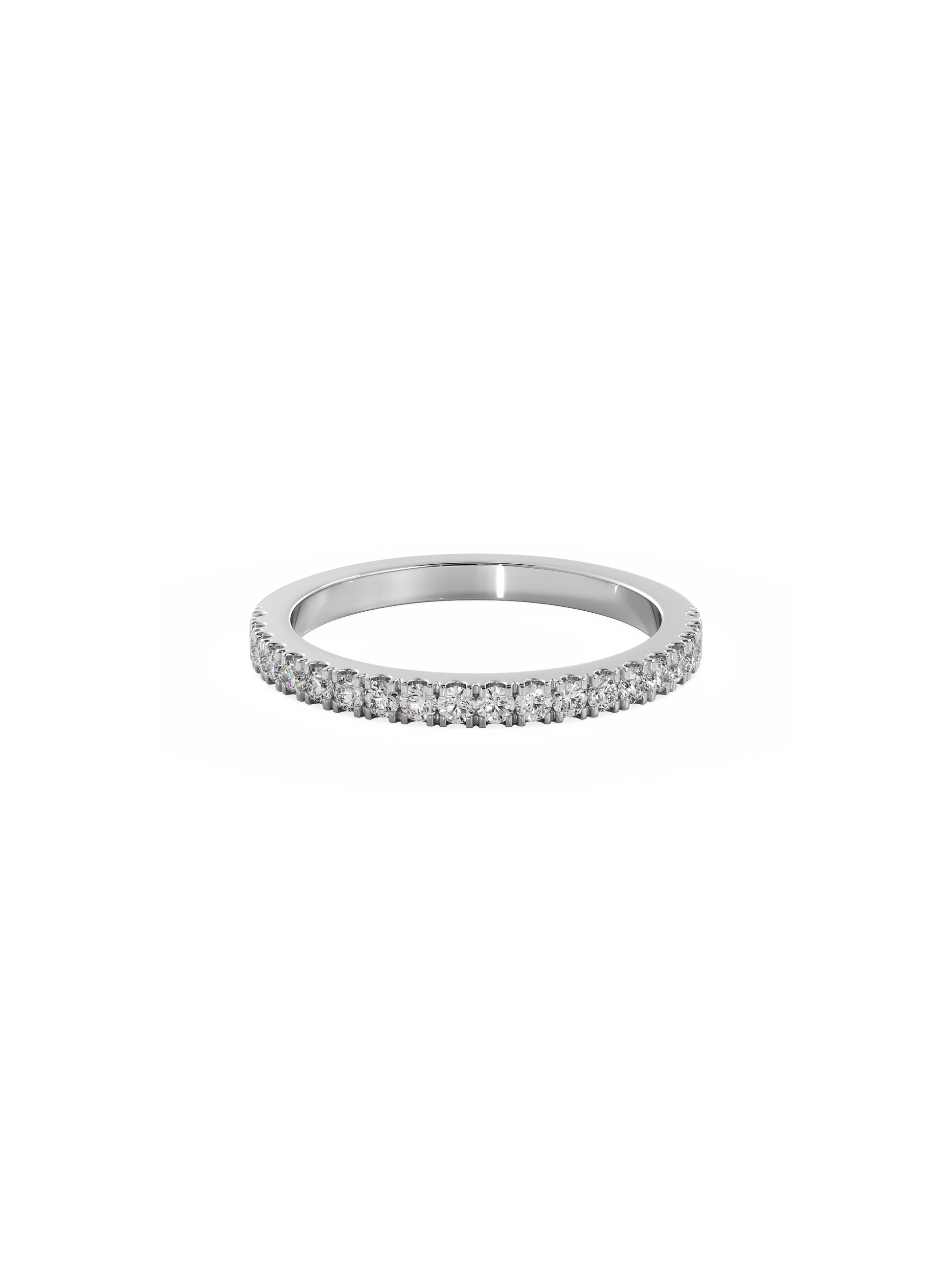 0.37 CT Round Full Eternity Lab Grown Diamond Wedding Band