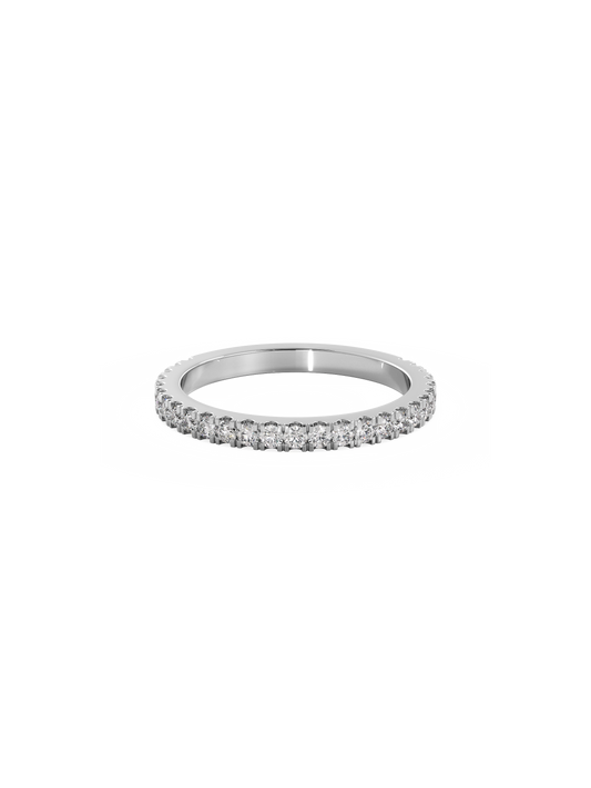 0.37 CT Round Full Eternity Lab Grown Diamond Wedding Band