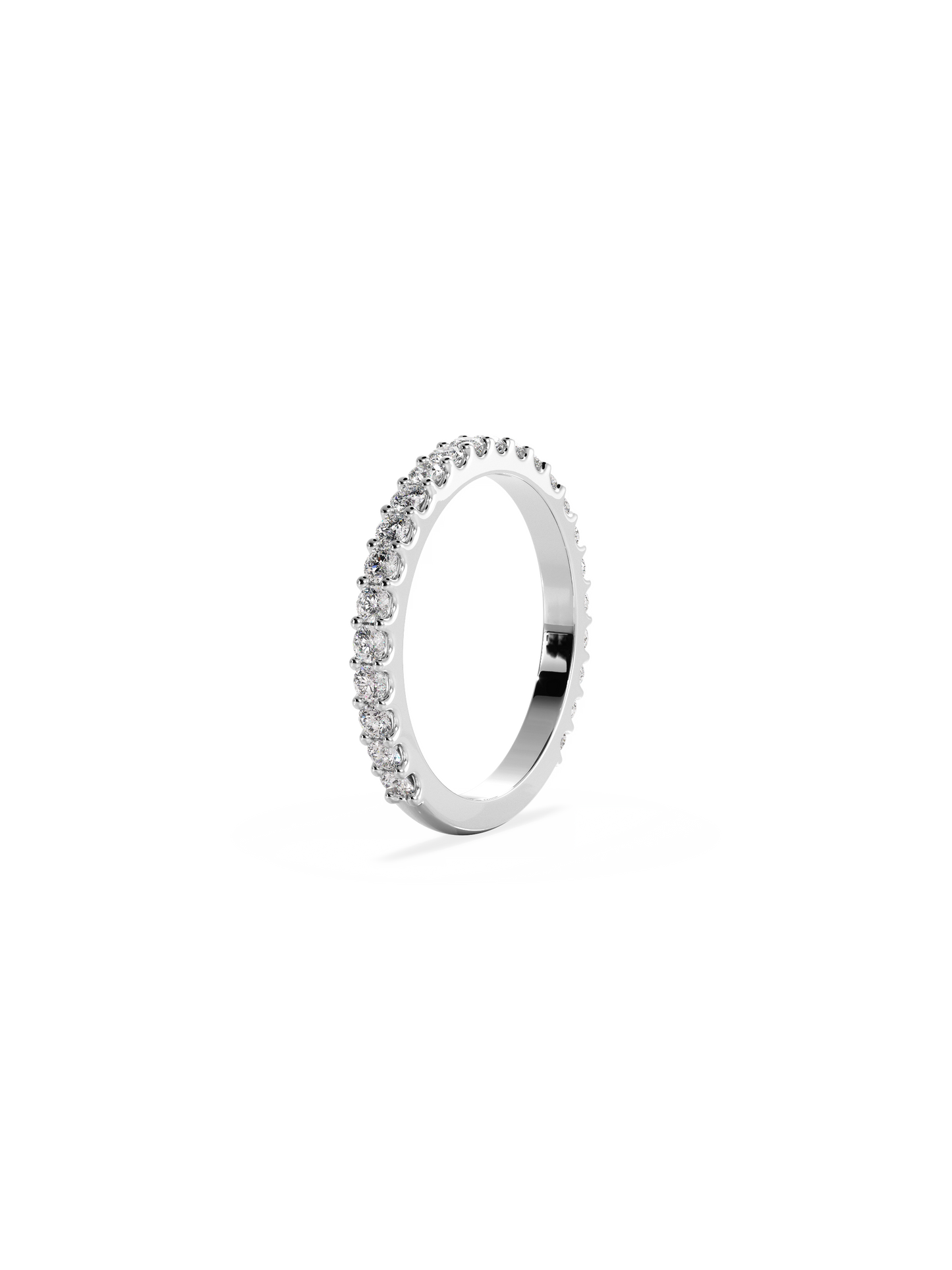 0.37 CT Round Full Eternity Lab Grown Diamond Wedding Band