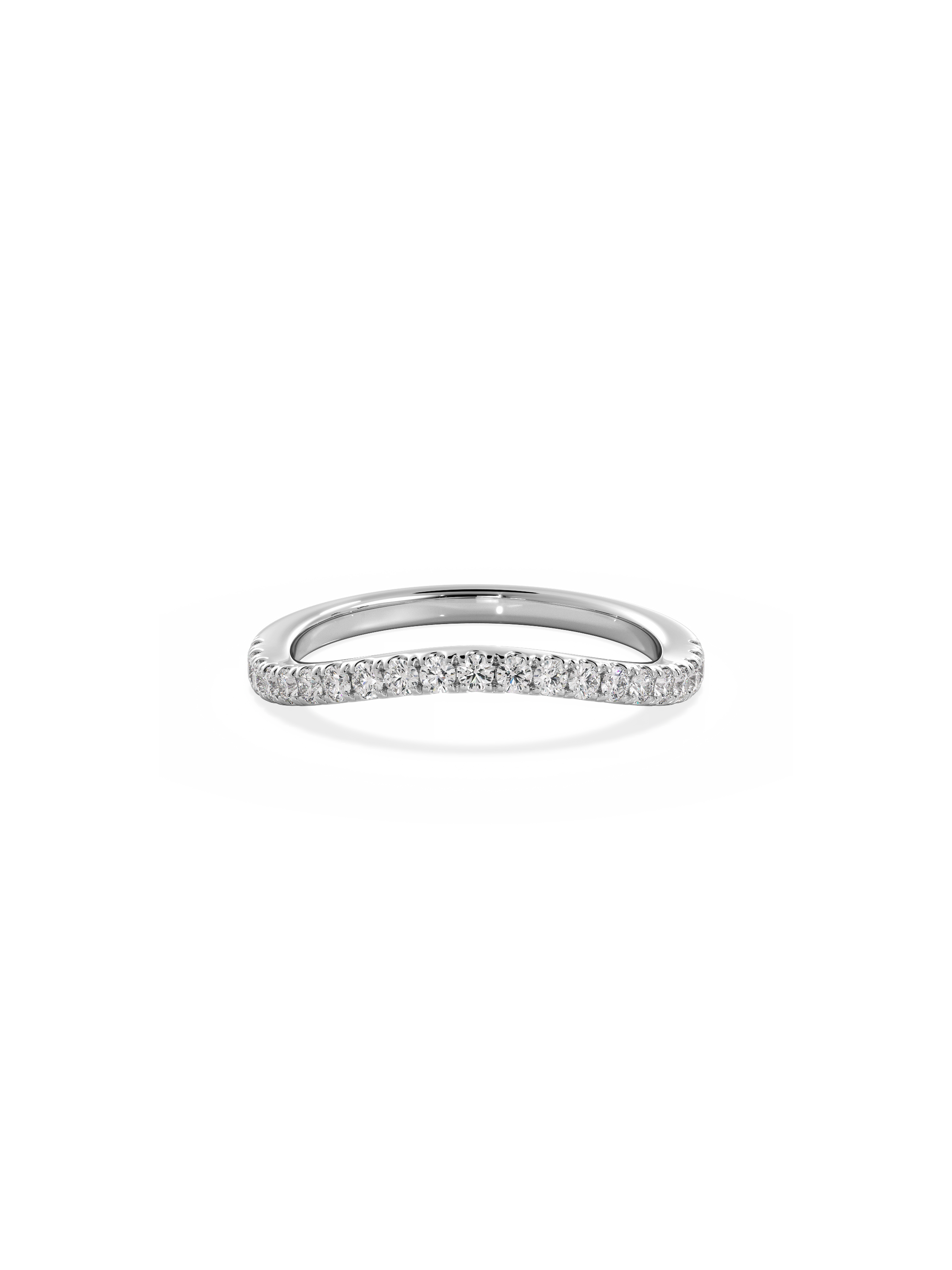 0.37 CT Round Full Eternity Lab Grown Diamond Wedding Band