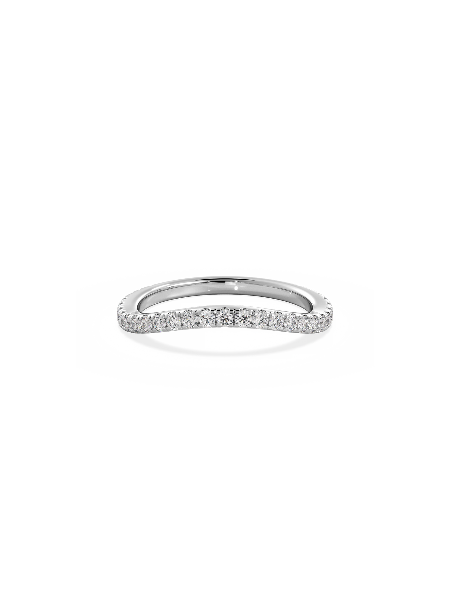 0.37 CT Round Full Eternity Lab Grown Diamond Wedding Band