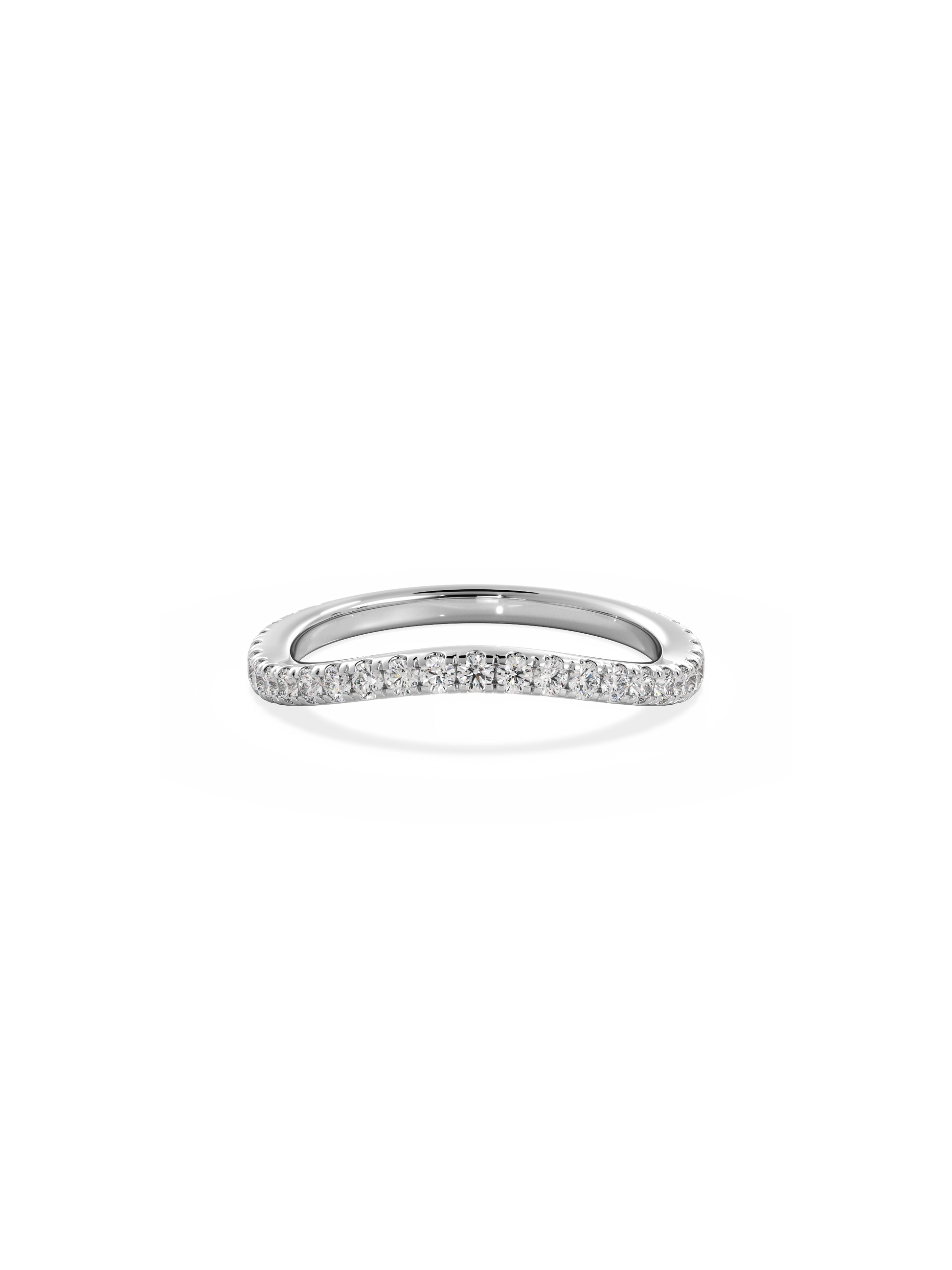 0.37 CT Round Full Eternity Lab Grown Diamond Wedding Band