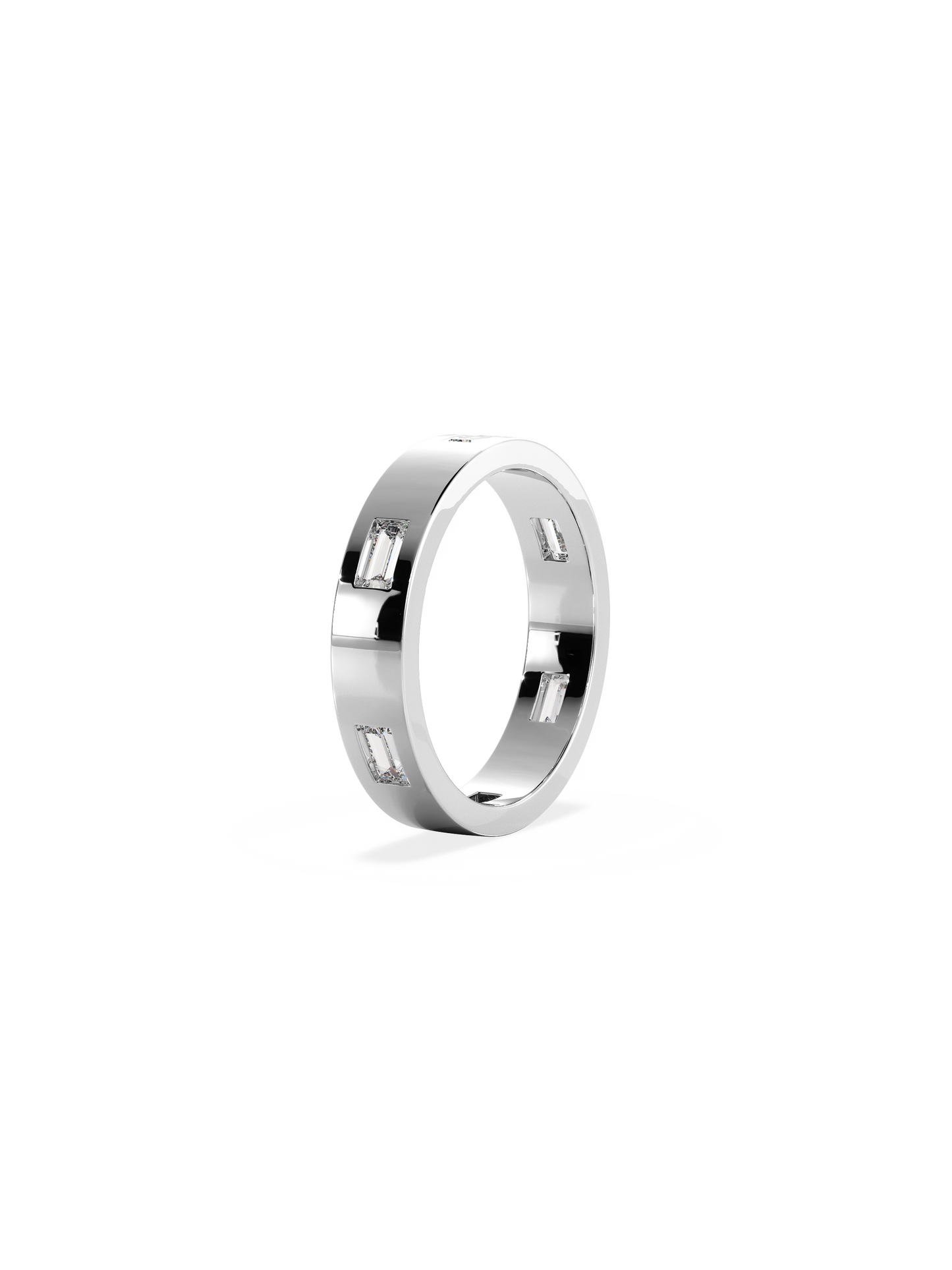 0.37 CT Round Full Eternity Lab Grown Diamond Wedding Band