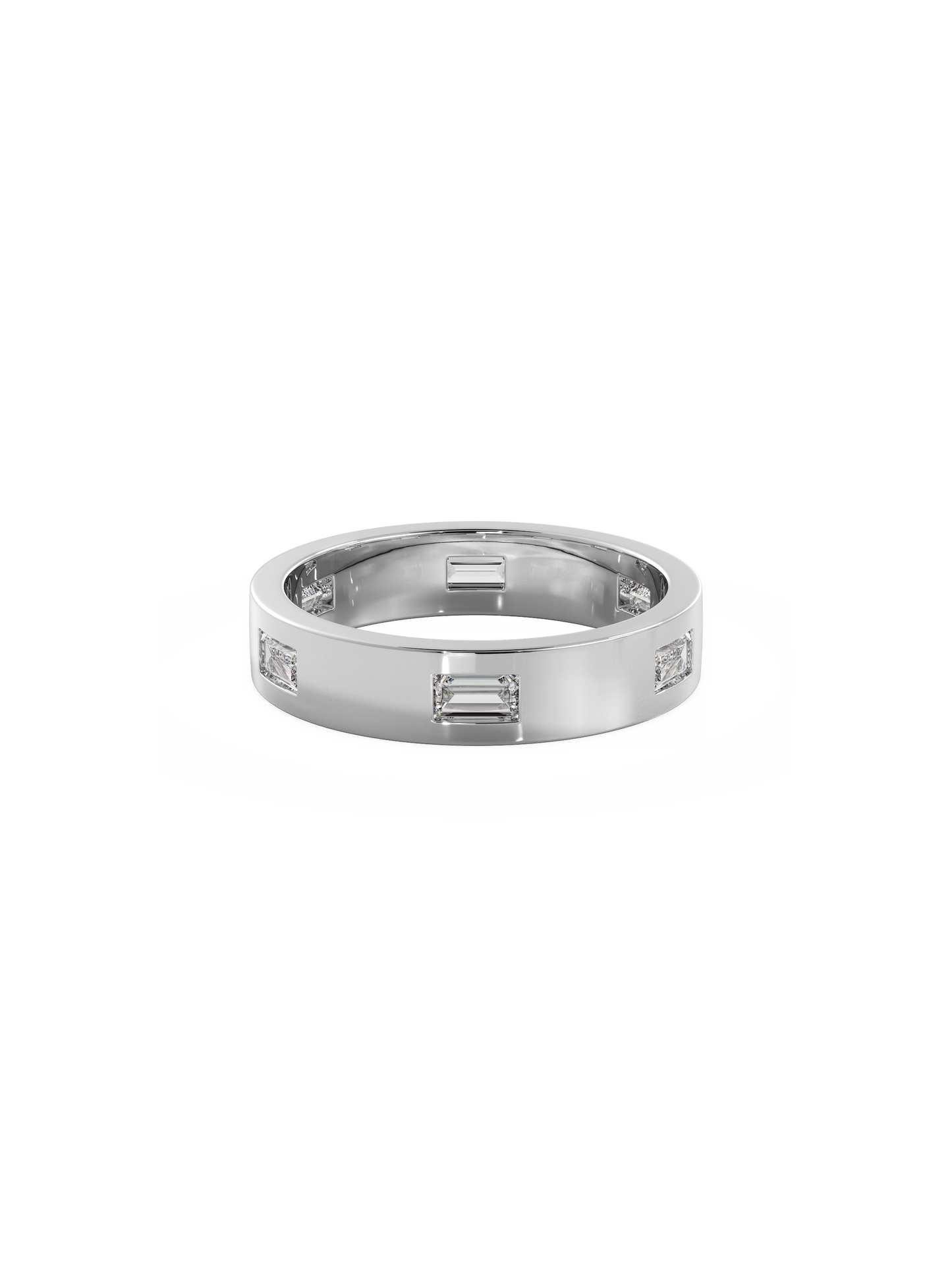 0.37 CT Round Full Eternity Lab Grown Diamond Wedding Band