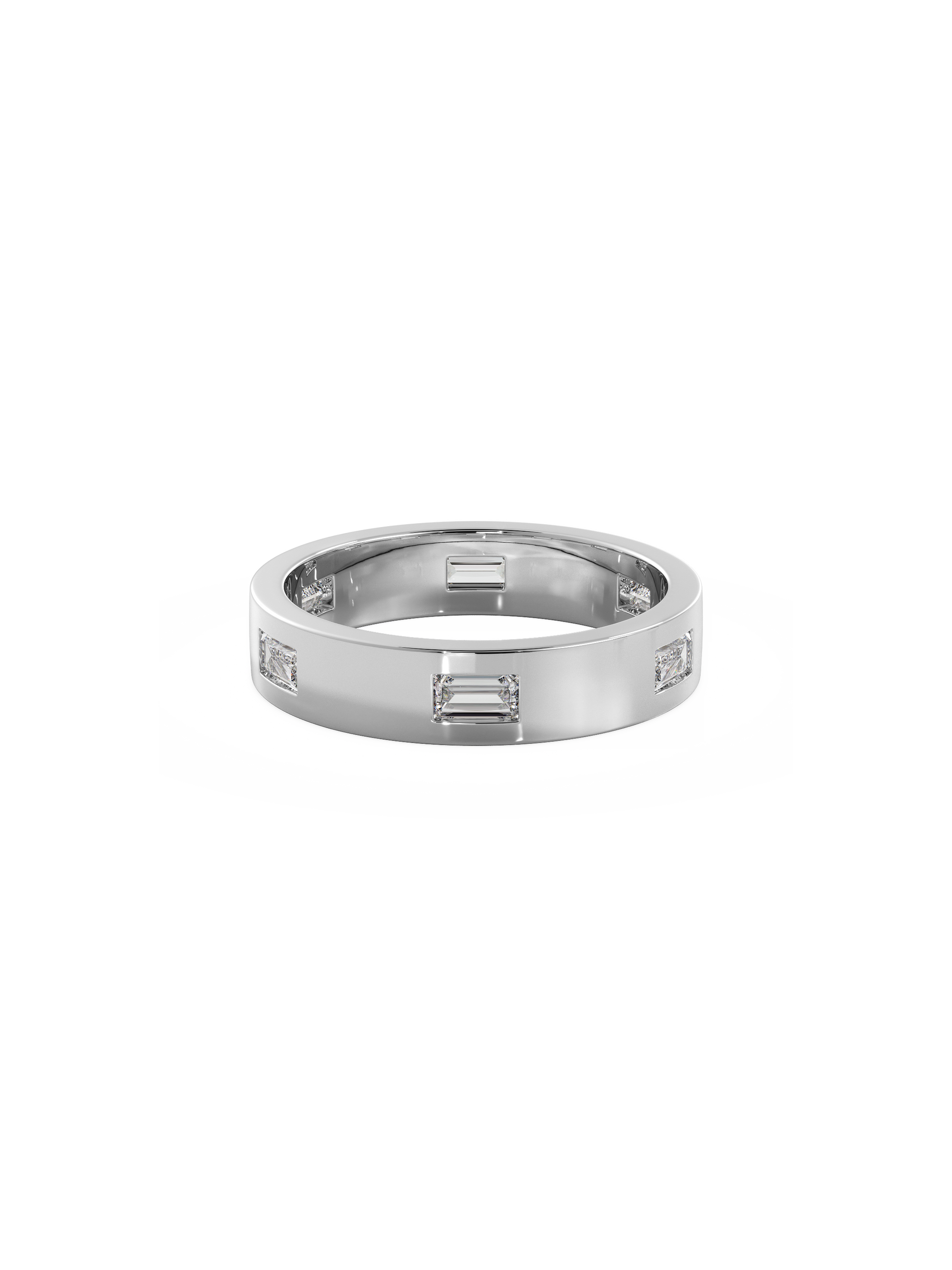 0.37 CT Round Full Eternity Lab Grown Diamond Wedding Band