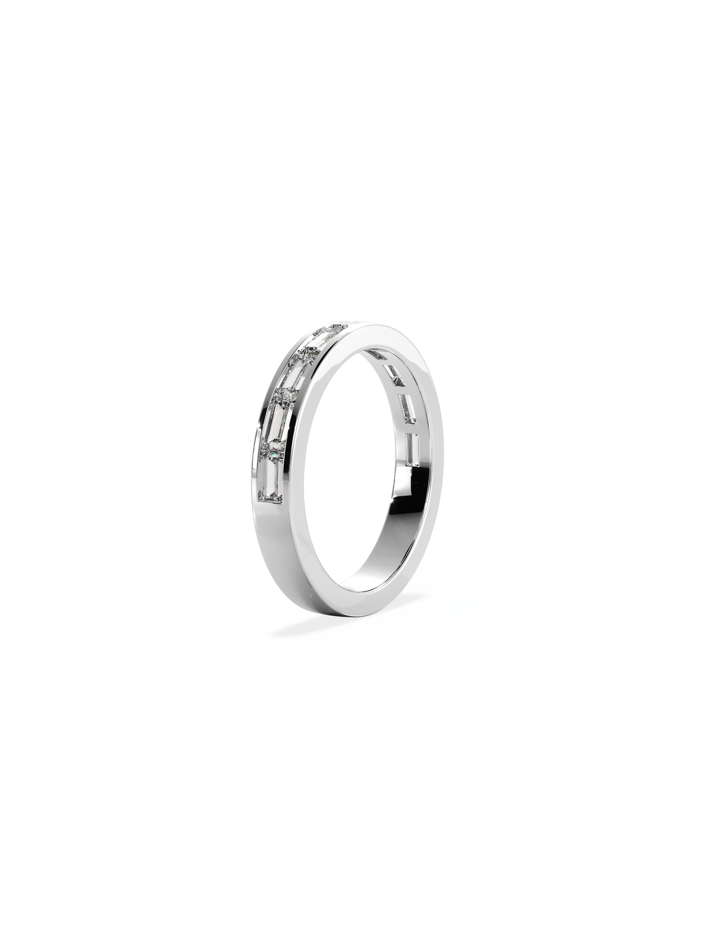 0.37 CT Round Full Eternity Lab Grown Diamond Wedding Band