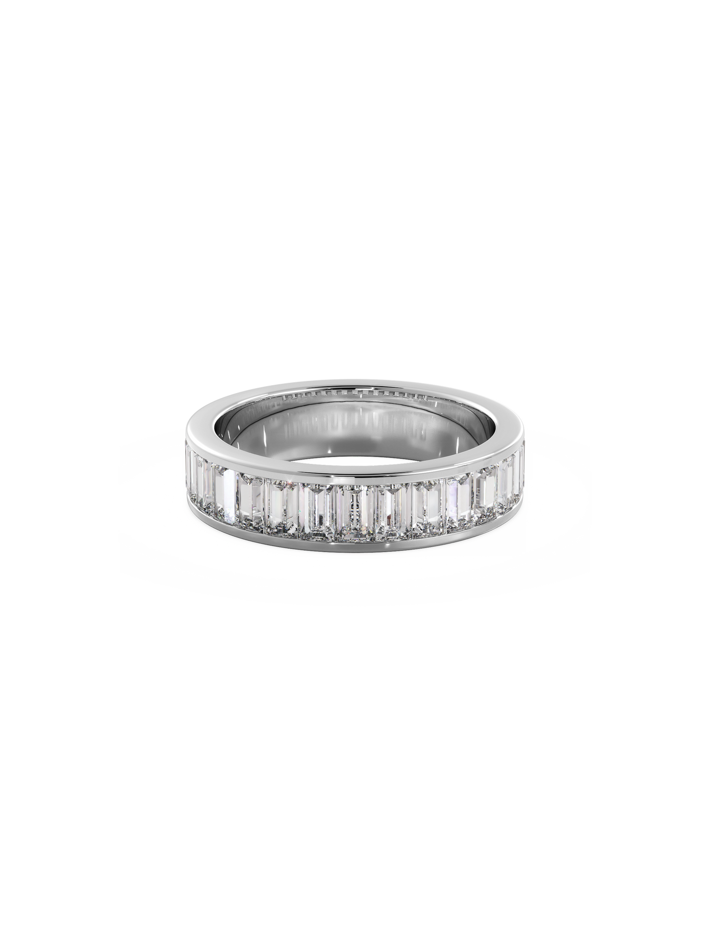 0.37 CT Round Full Eternity Lab Grown Diamond Wedding Band