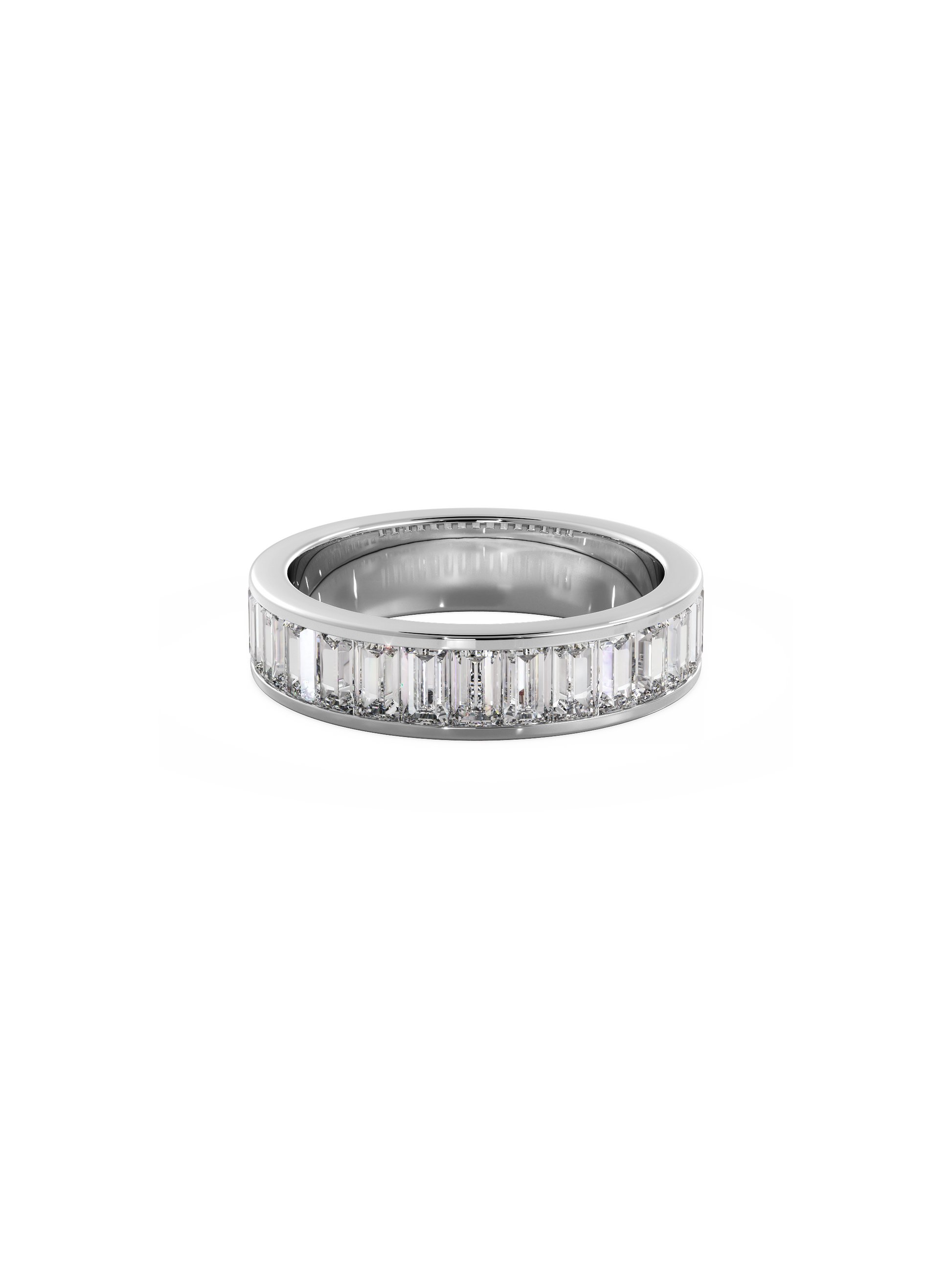 0.37 CT Round Full Eternity Lab Grown Diamond Wedding Band