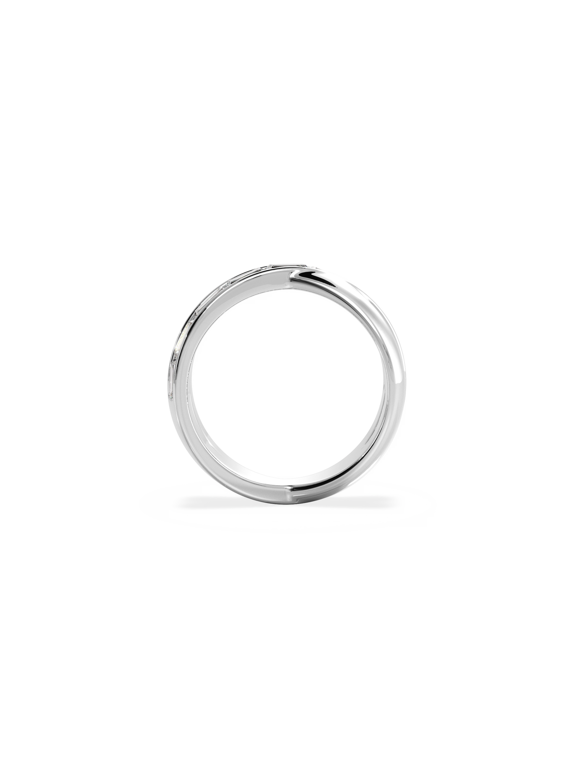0.37 CT Round Full Eternity Lab Grown Diamond Wedding Band