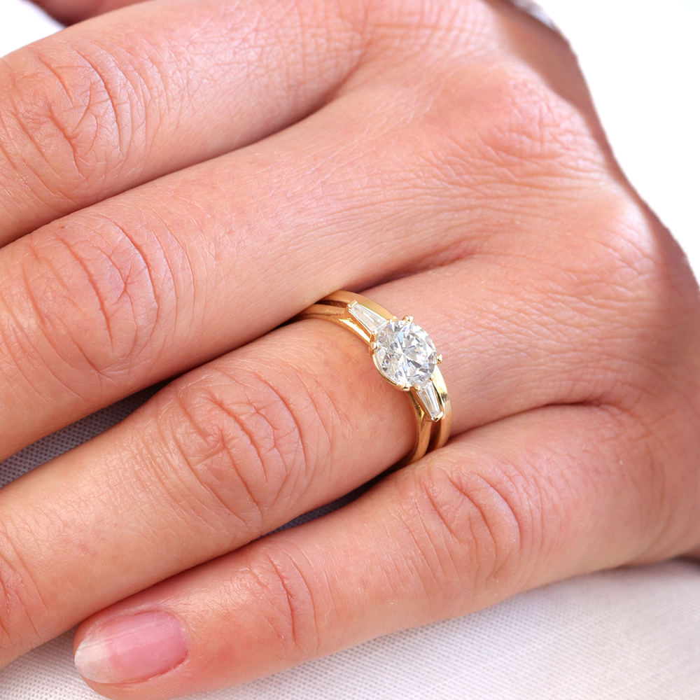 0.37 CT Round Full Eternity Lab Grown Diamond Wedding Band