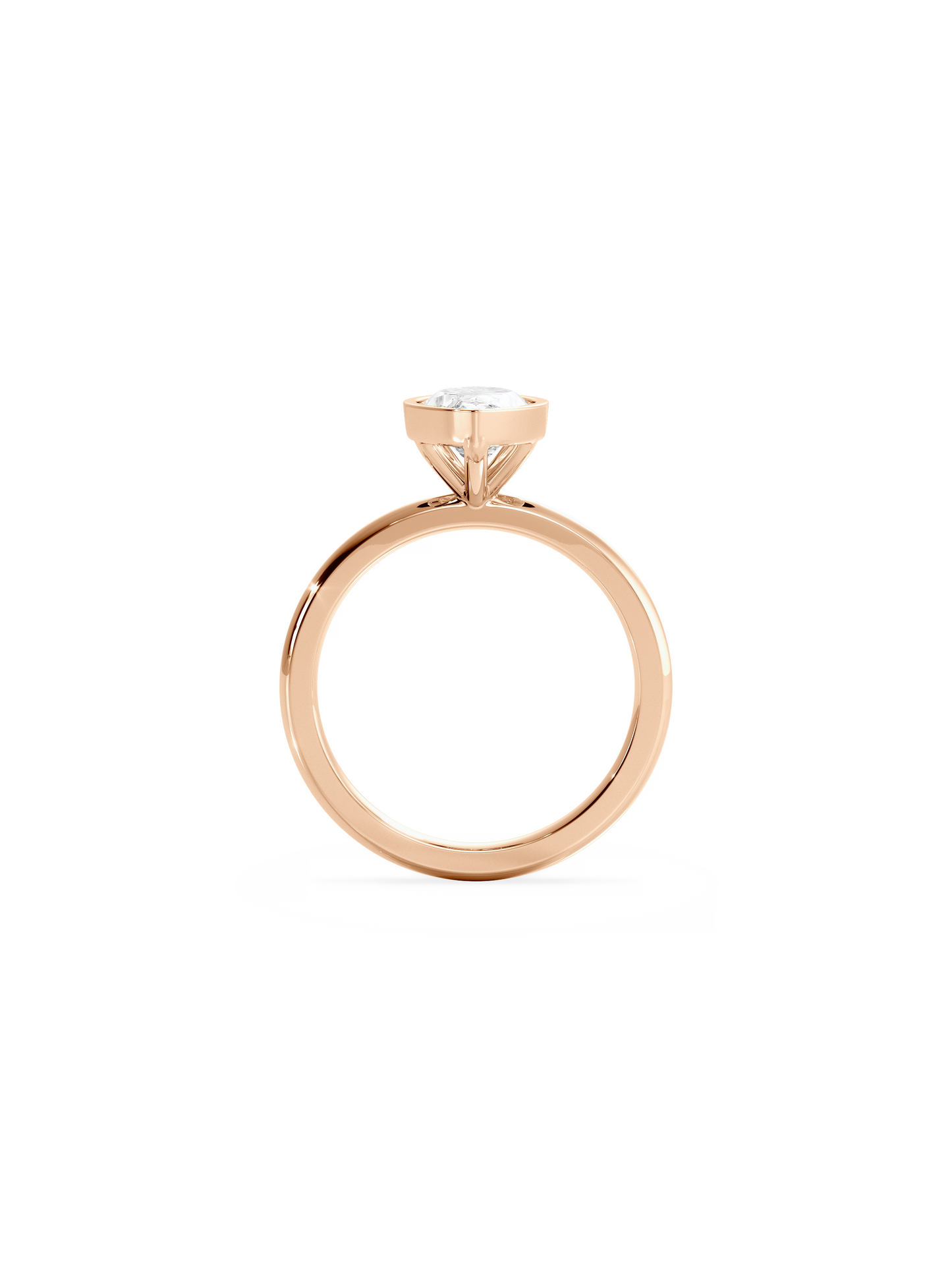 2 CT Round Three Stones Lab Grown Diamond Engagement Ring