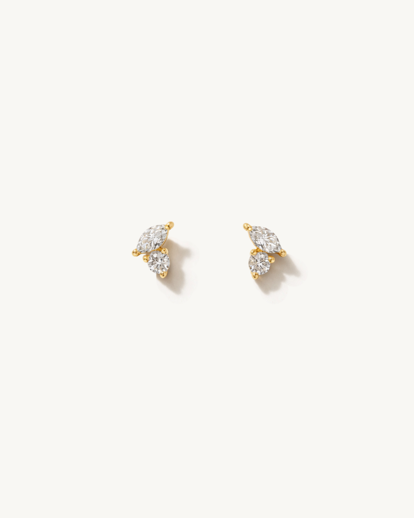 1.0 CT Round Bezel Solitaire Lab Grown Diamond Earrings