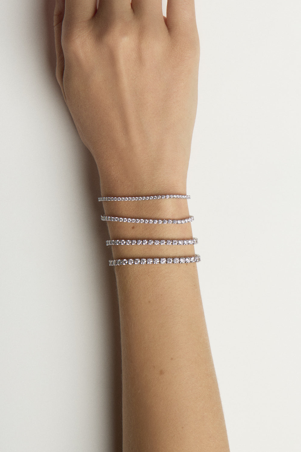 1.58 TCW Round Stones Lab Grown Diamond Tennis Bracelet