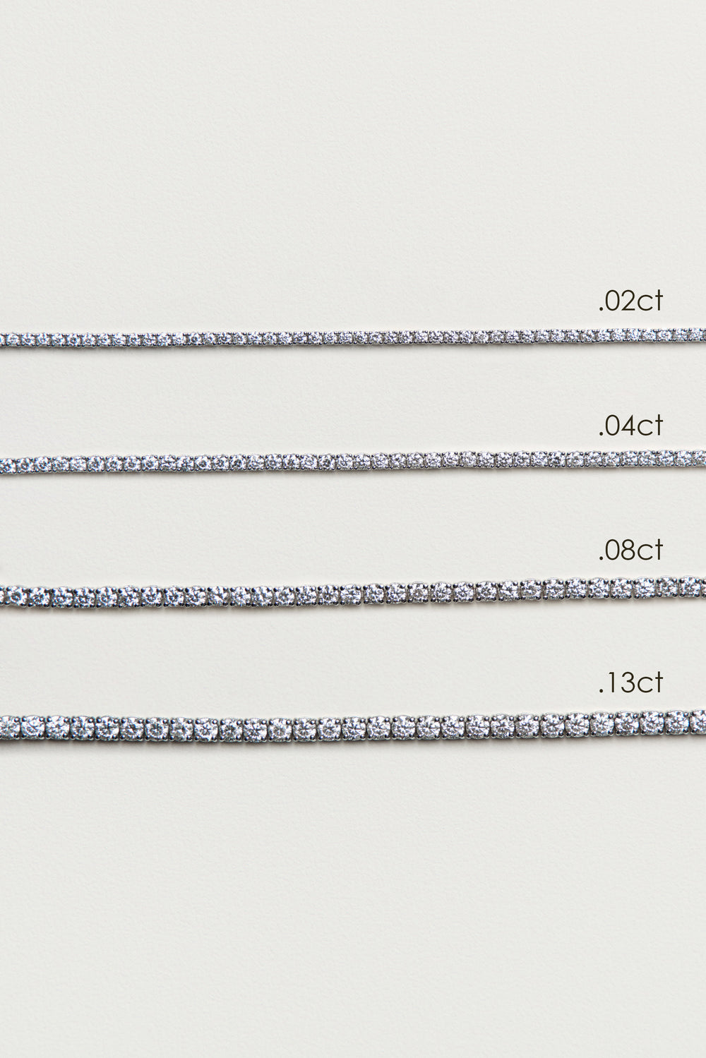 1.58 TCW Round Stones Lab Grown Diamond Tennis Bracelet