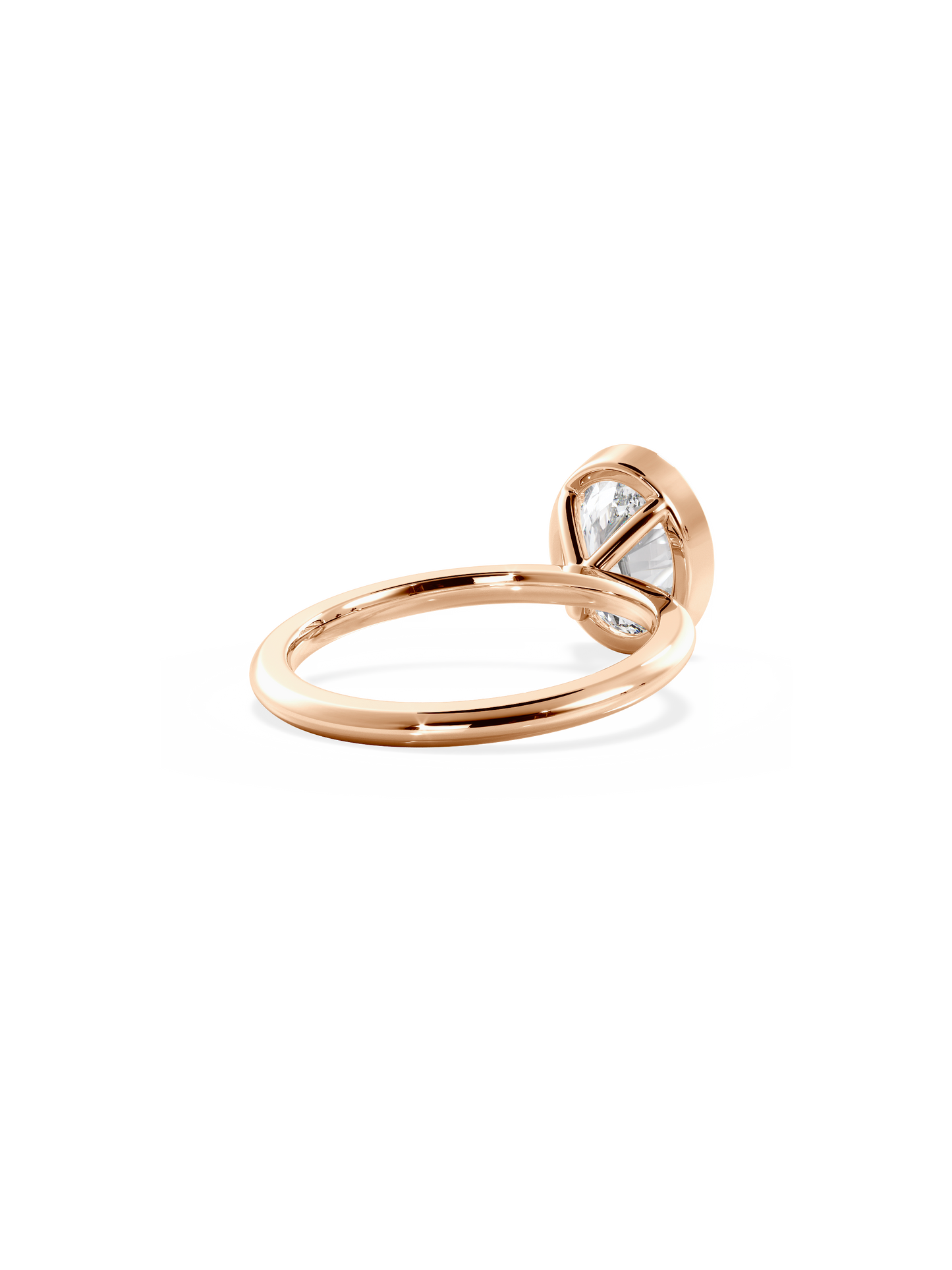 2 CT Round Three Stones Lab Grown Diamond Engagement Ring
