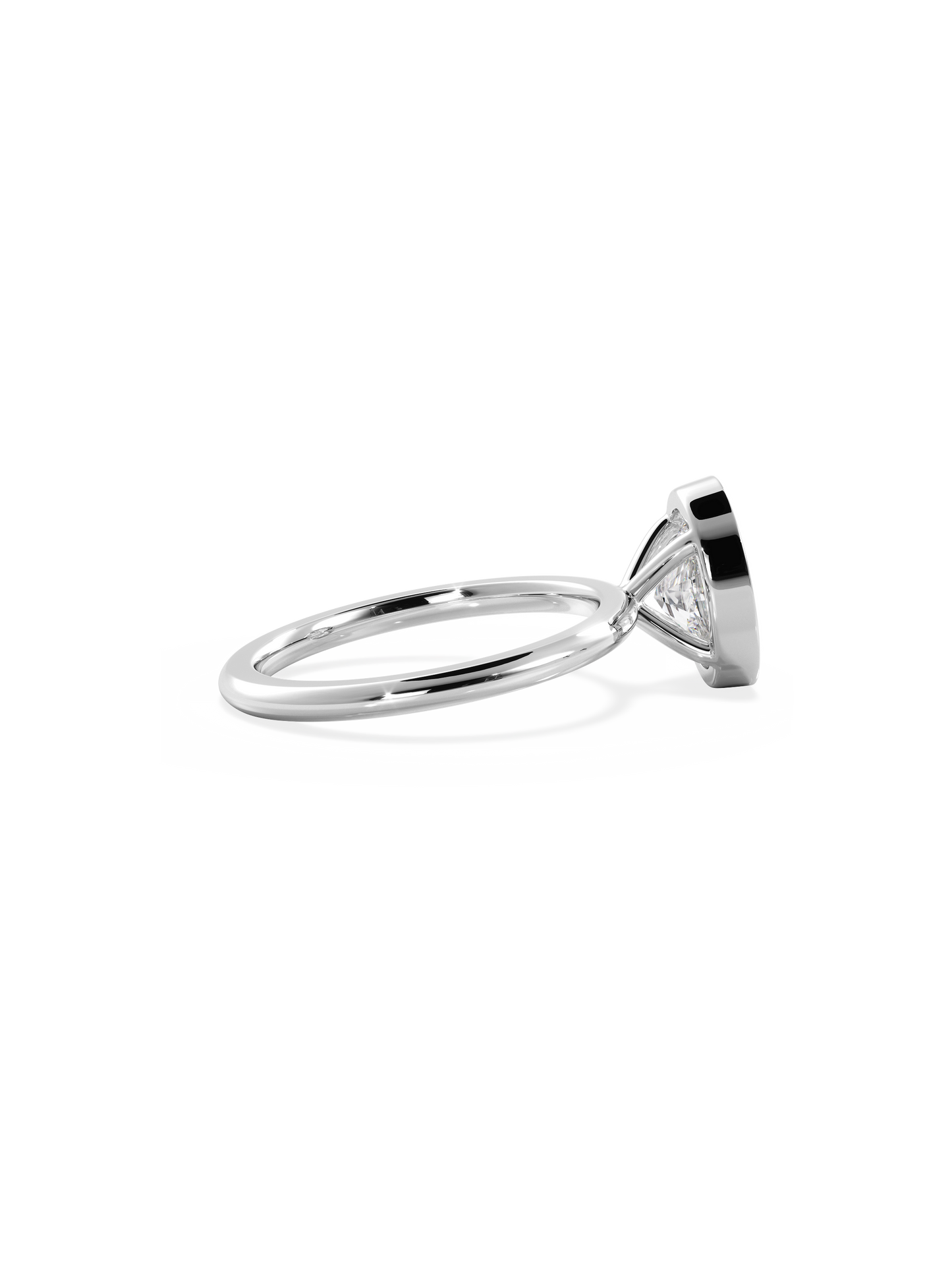 2 CT Round Three Stones Lab Grown Diamond Engagement Ring