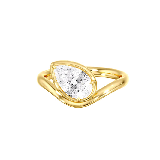 2 CT Round Three Stones Lab Grown Diamond Engagement Ring