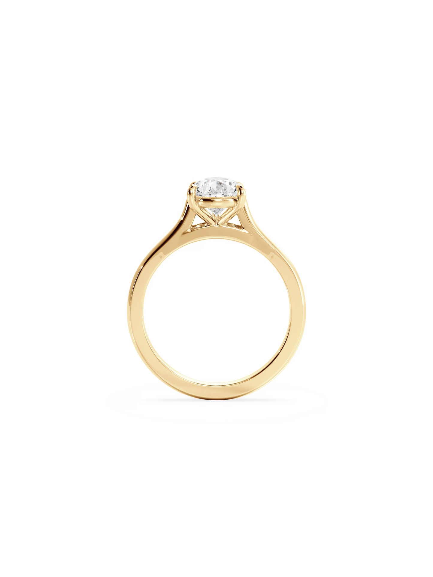 2 CT Round Three Stones Lab Grown Diamond Engagement Ring