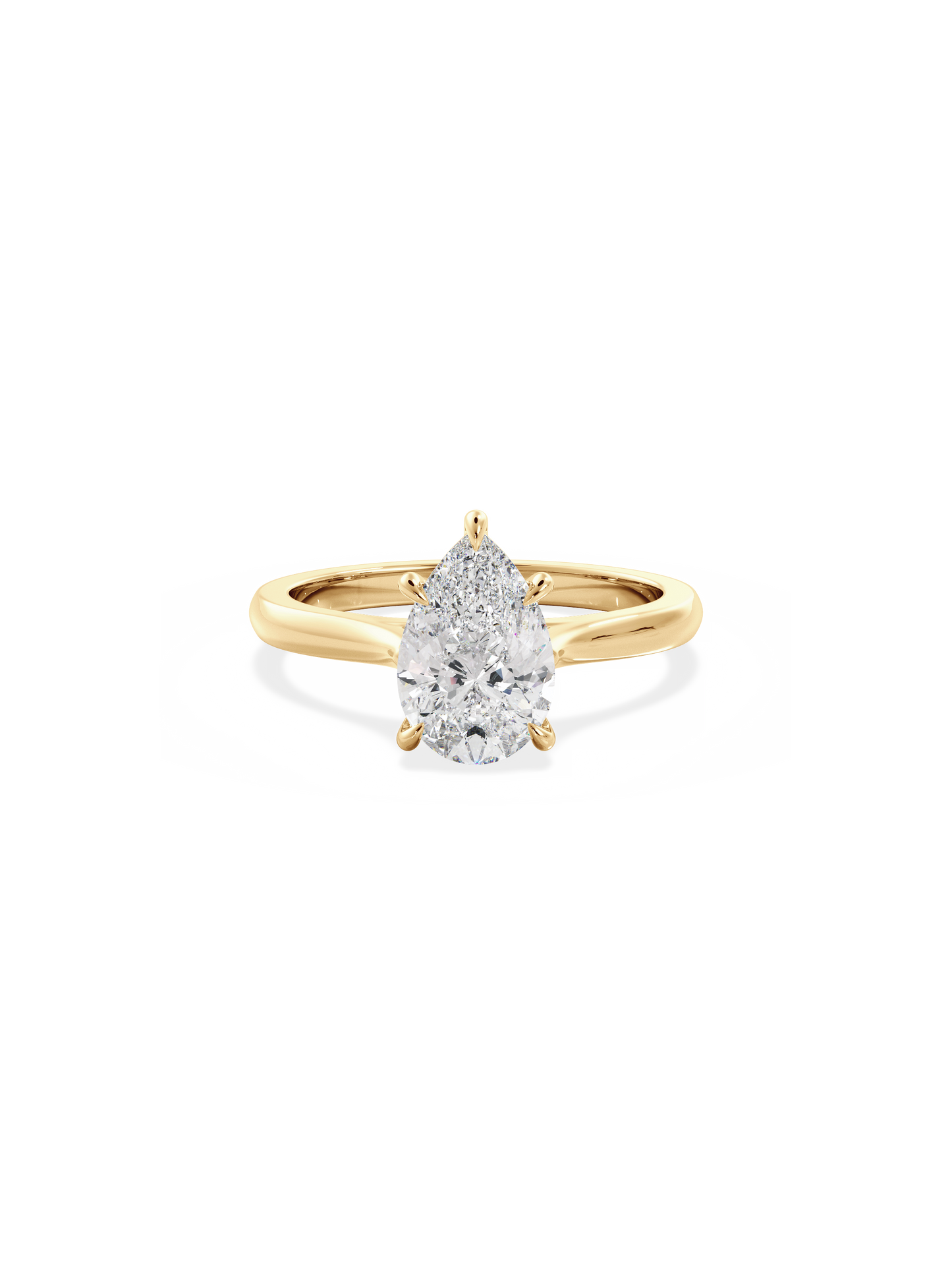 2 CT Round Three Stones Lab Grown Diamond Engagement Ring