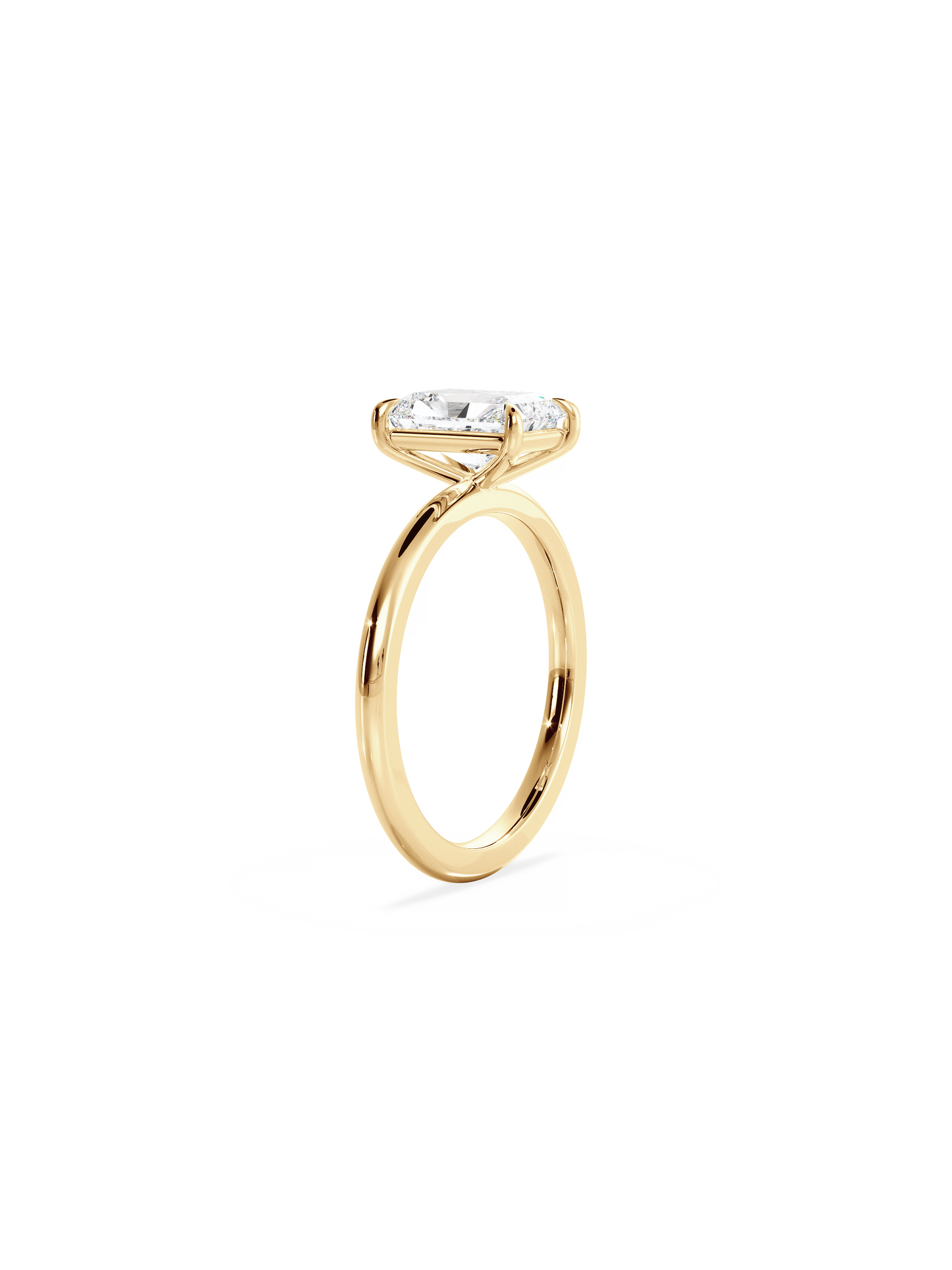 2 CT Round Three Stones Lab Grown Diamond Engagement Ring