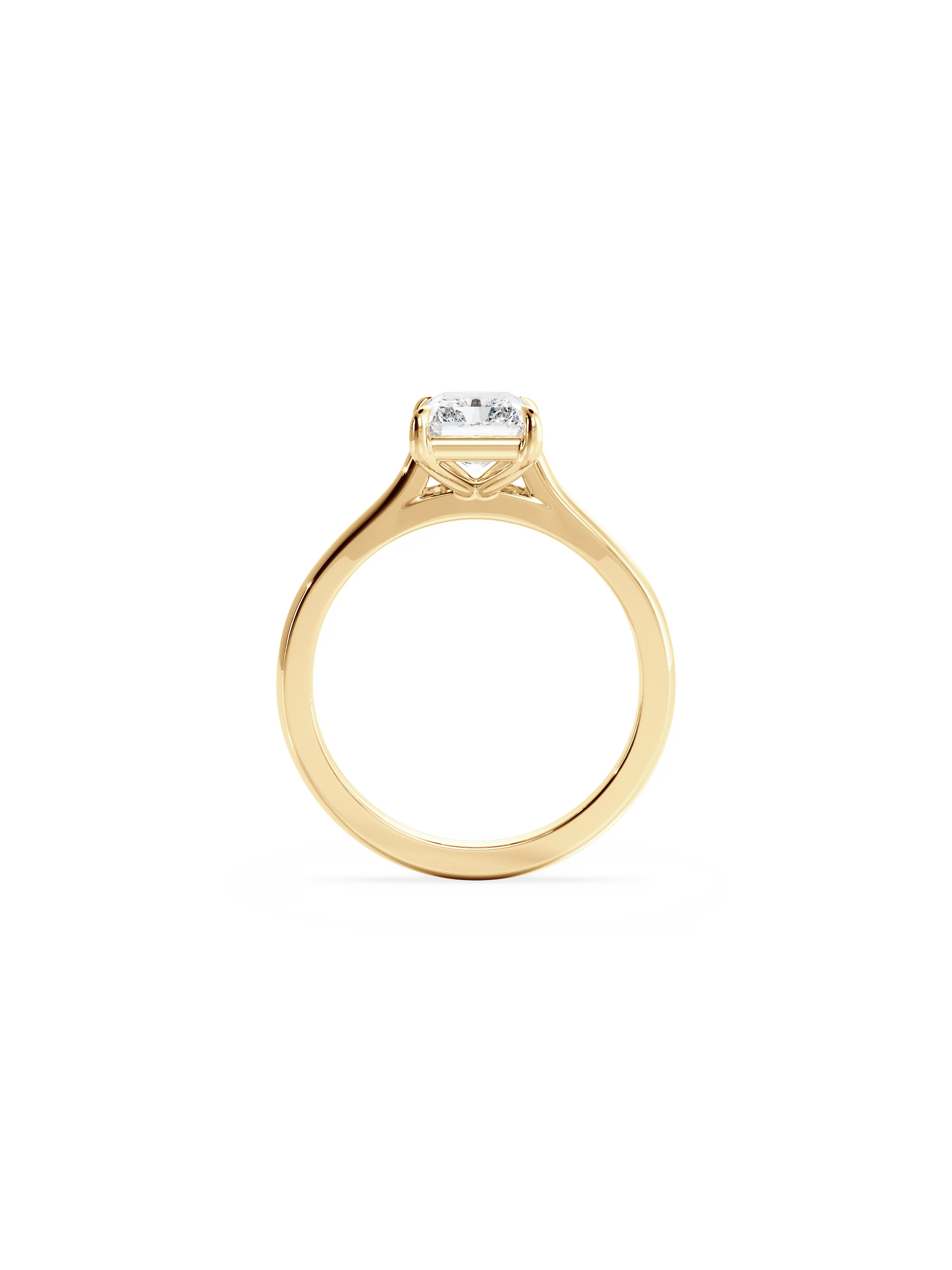2 CT Round Three Stones Lab Grown Diamond Engagement Ring