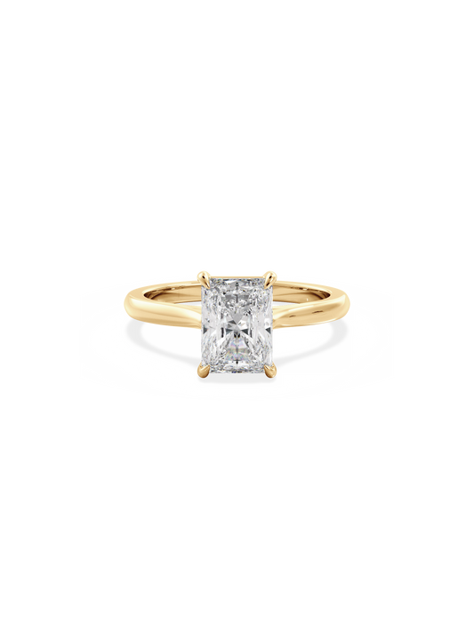 2 CT Round Three Stones Lab Grown Diamond Engagement Ring