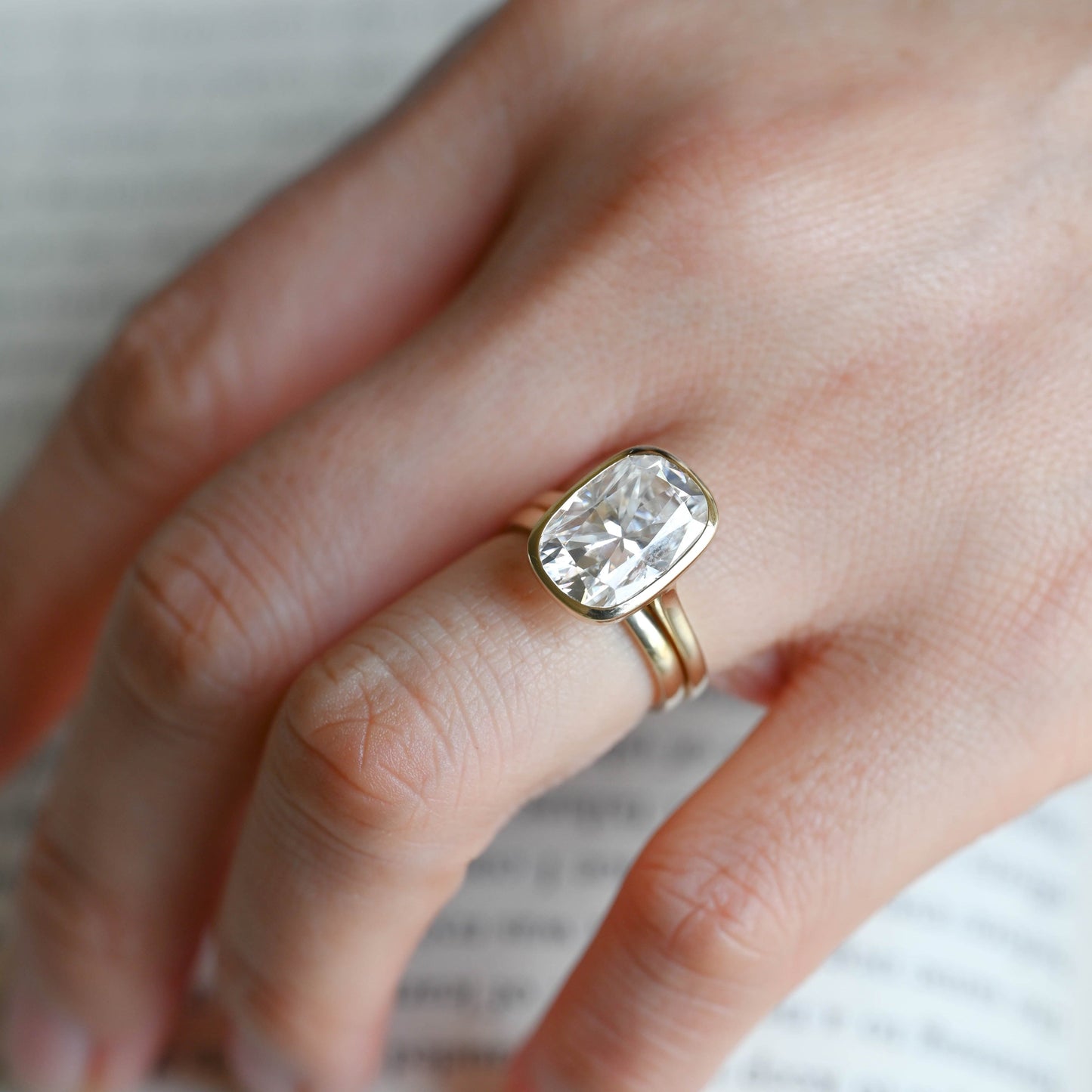 3.0 CT Round Pave Lab Grown Diamond Bridal Set