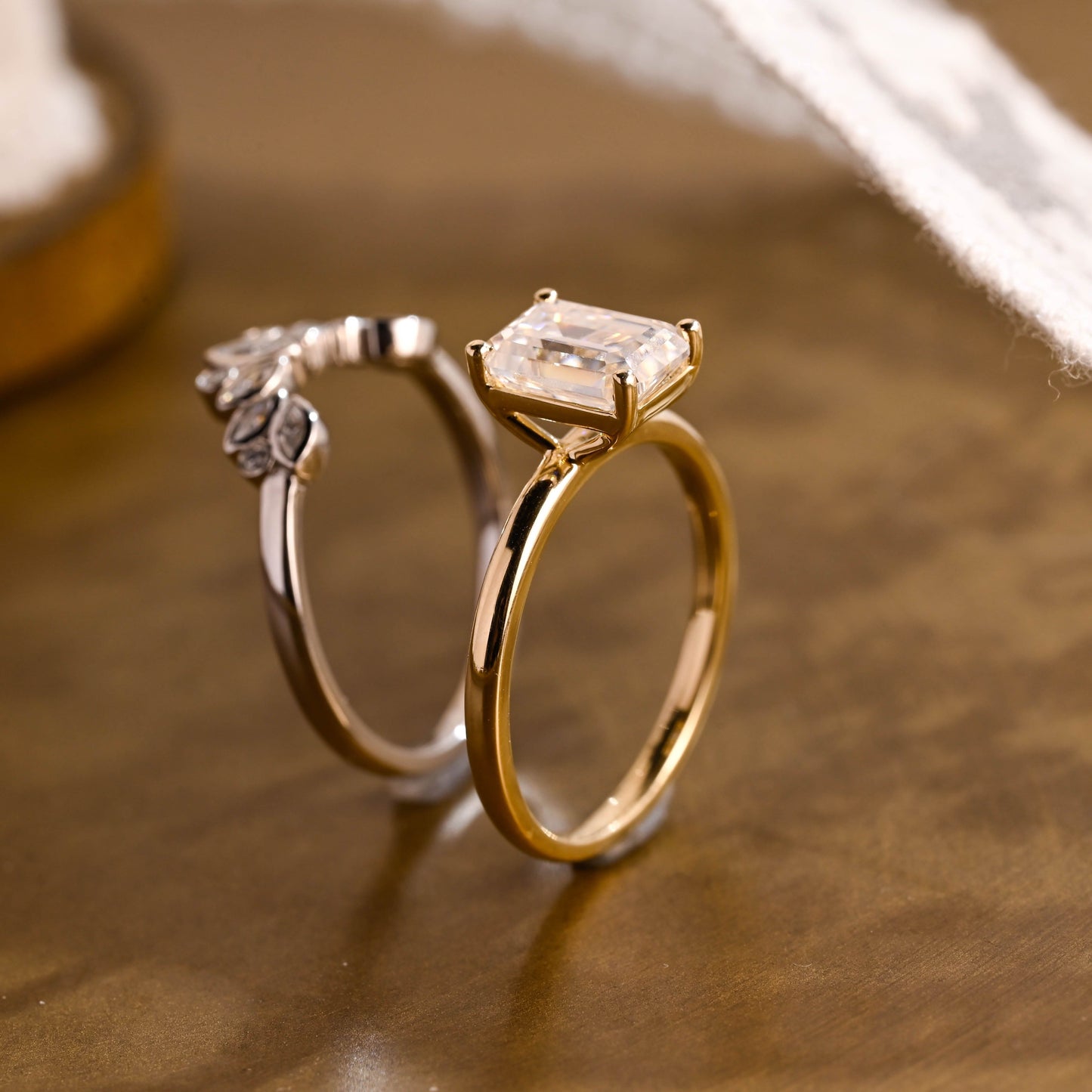 3.0 CT Round Pave Lab Grown Diamond Bridal Set