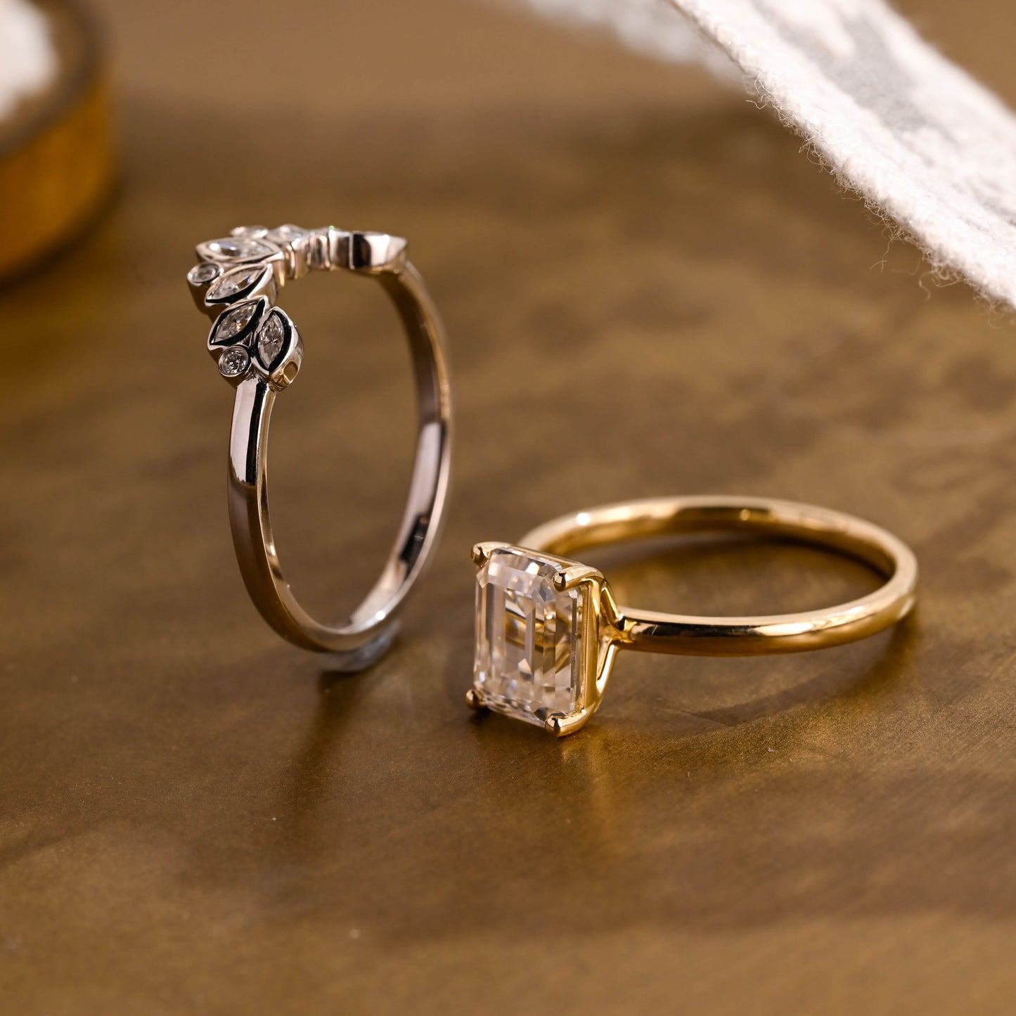 3.0 CT Round Pave Lab Grown Diamond Bridal Set