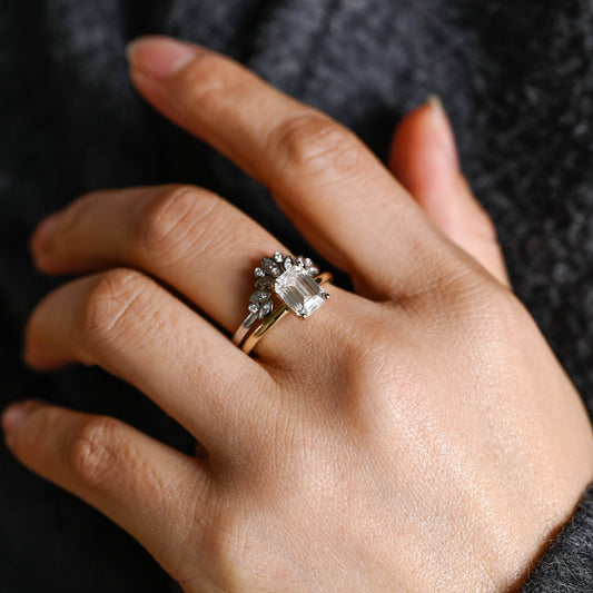 3.0 CT Round Pave Lab Grown Diamond Bridal Set