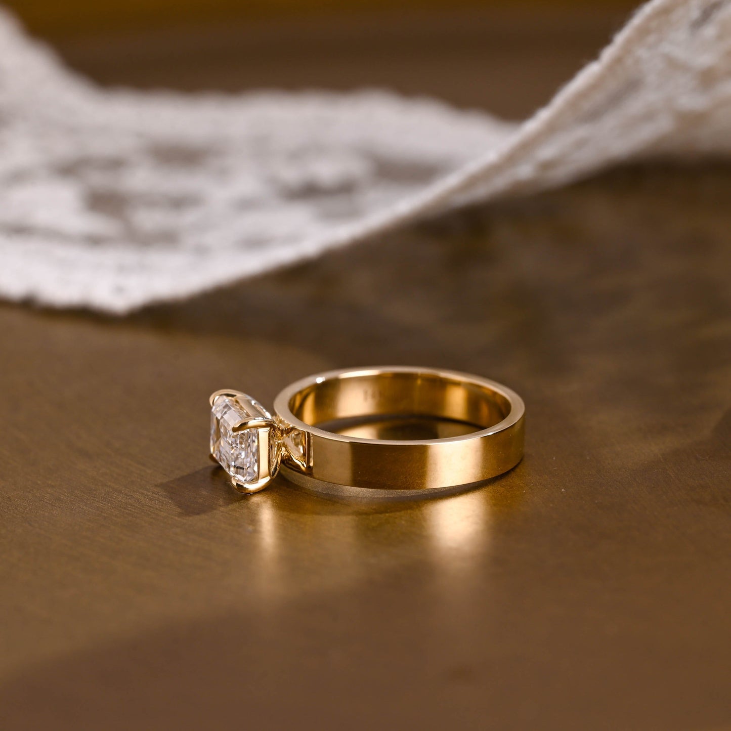 2 CT Round Three Stones Lab Grown Diamond Engagement Ring