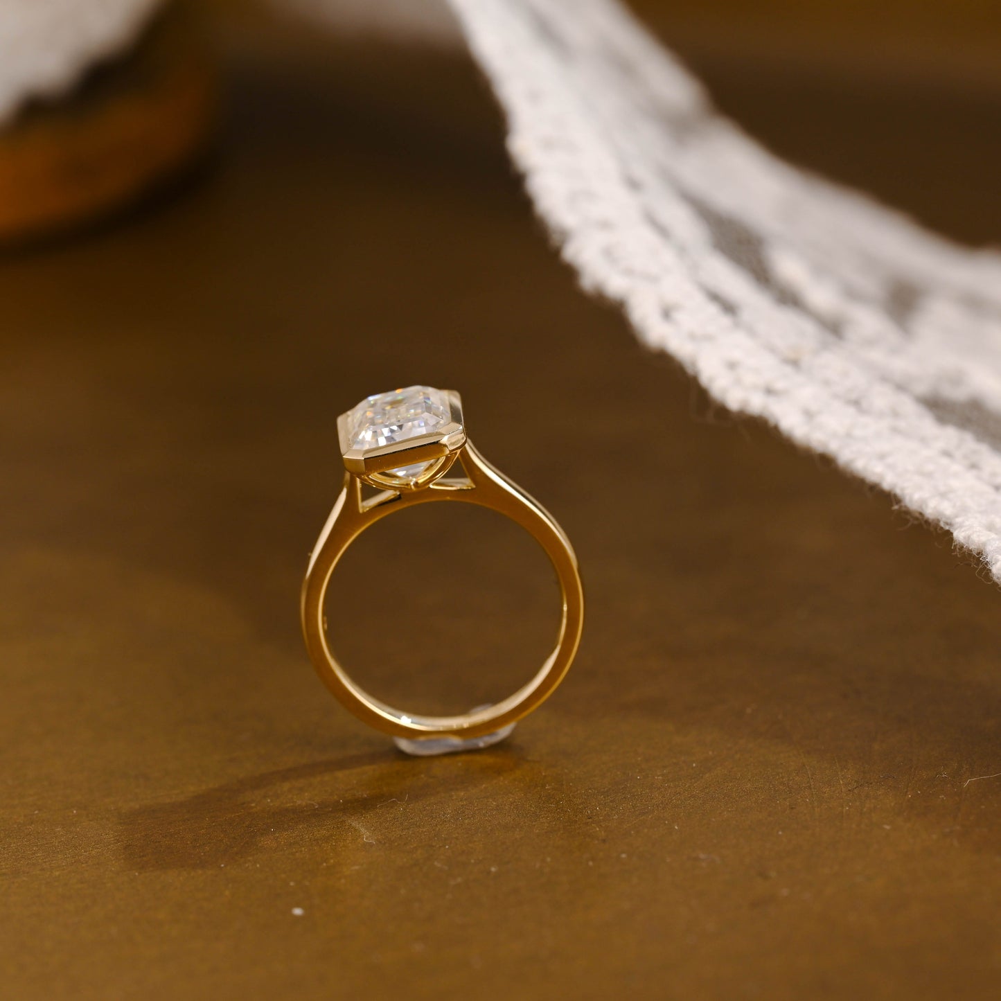 2 CT Round Three Stones Lab Grown Diamond Engagement Ring