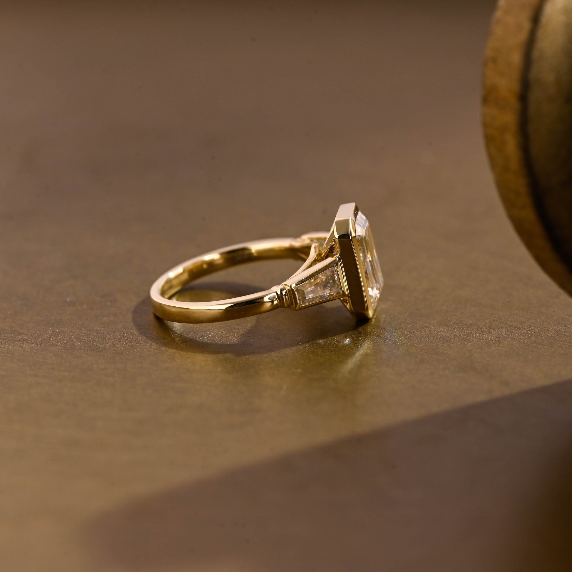 2 CT Round Three Stones Lab Grown Diamond Engagement Ring