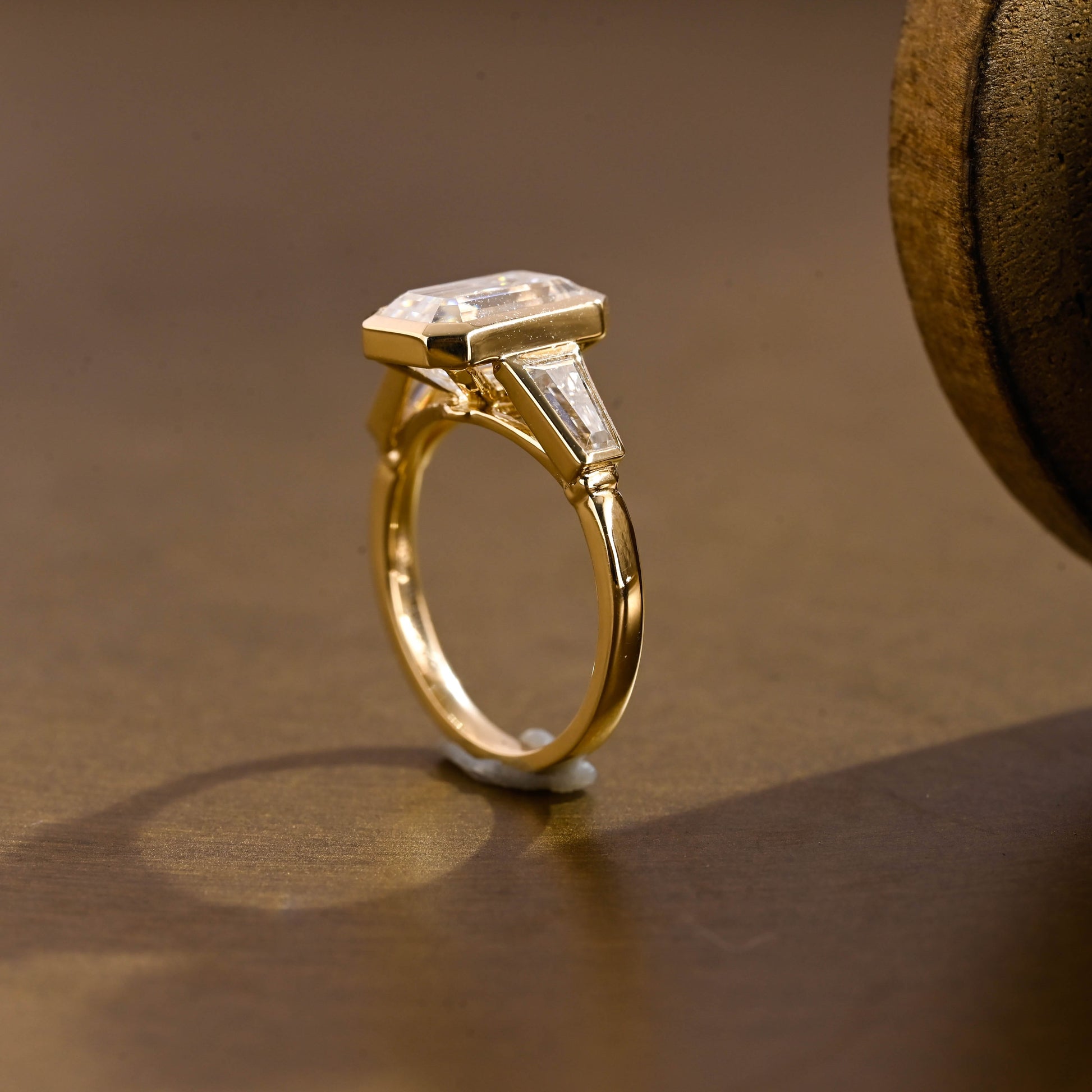 2 CT Round Three Stones Lab Grown Diamond Engagement Ring