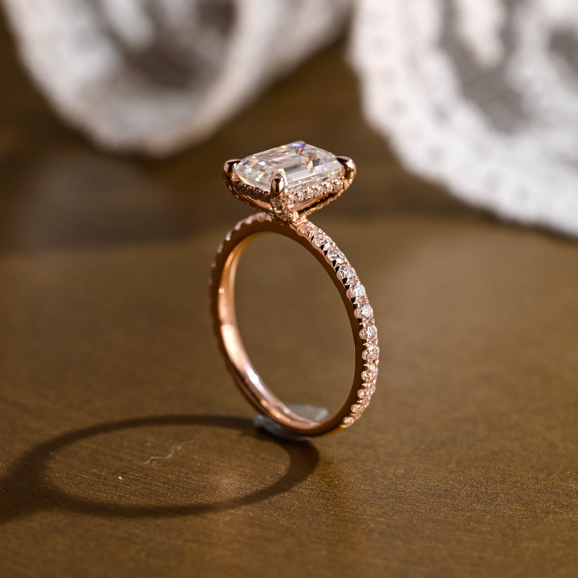 2 CT Round Three Stones Lab Grown Diamond Engagement Ring