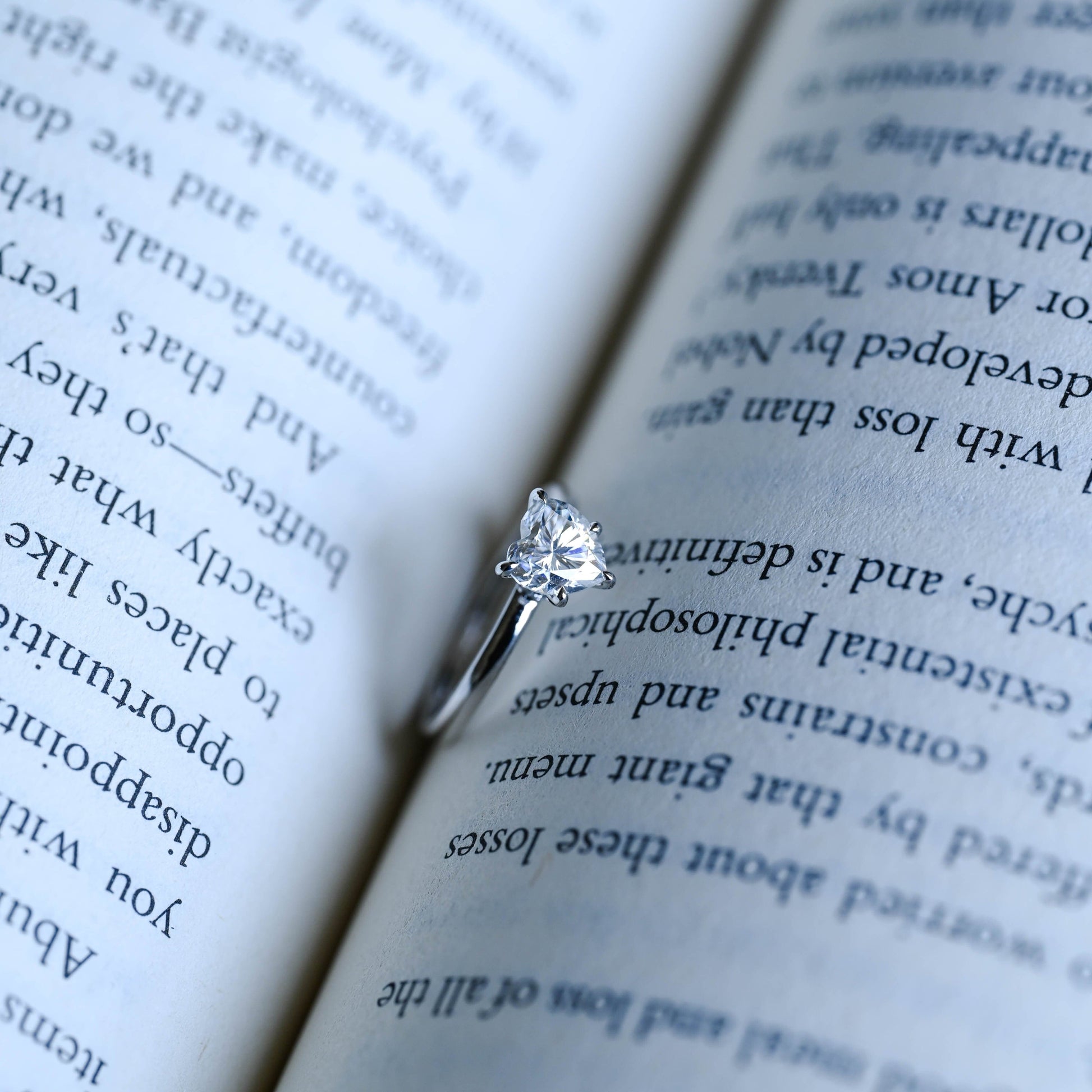 2 CT Round Three Stones Lab Grown Diamond Engagement Ring