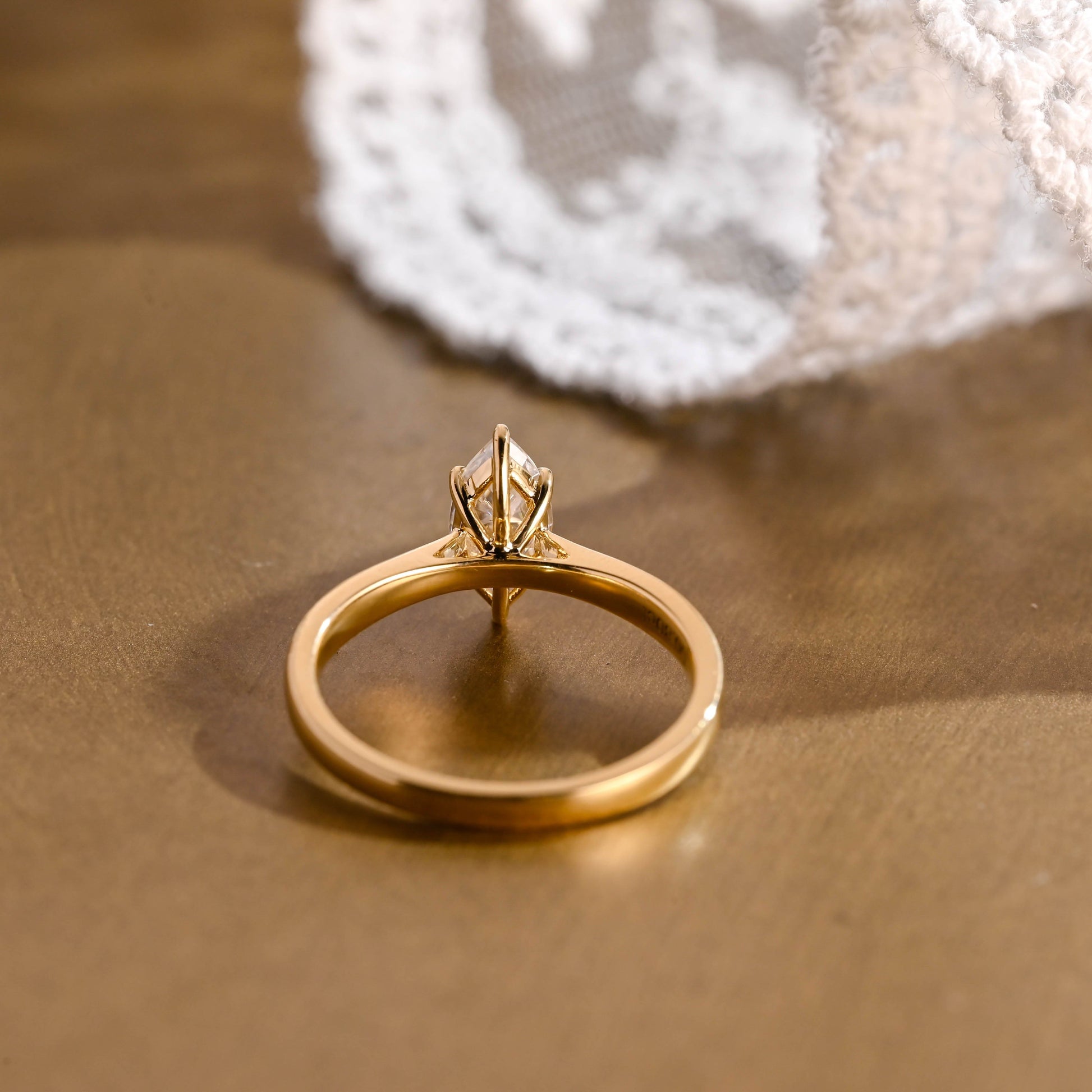 2 CT Round Three Stones Lab Grown Diamond Engagement Ring