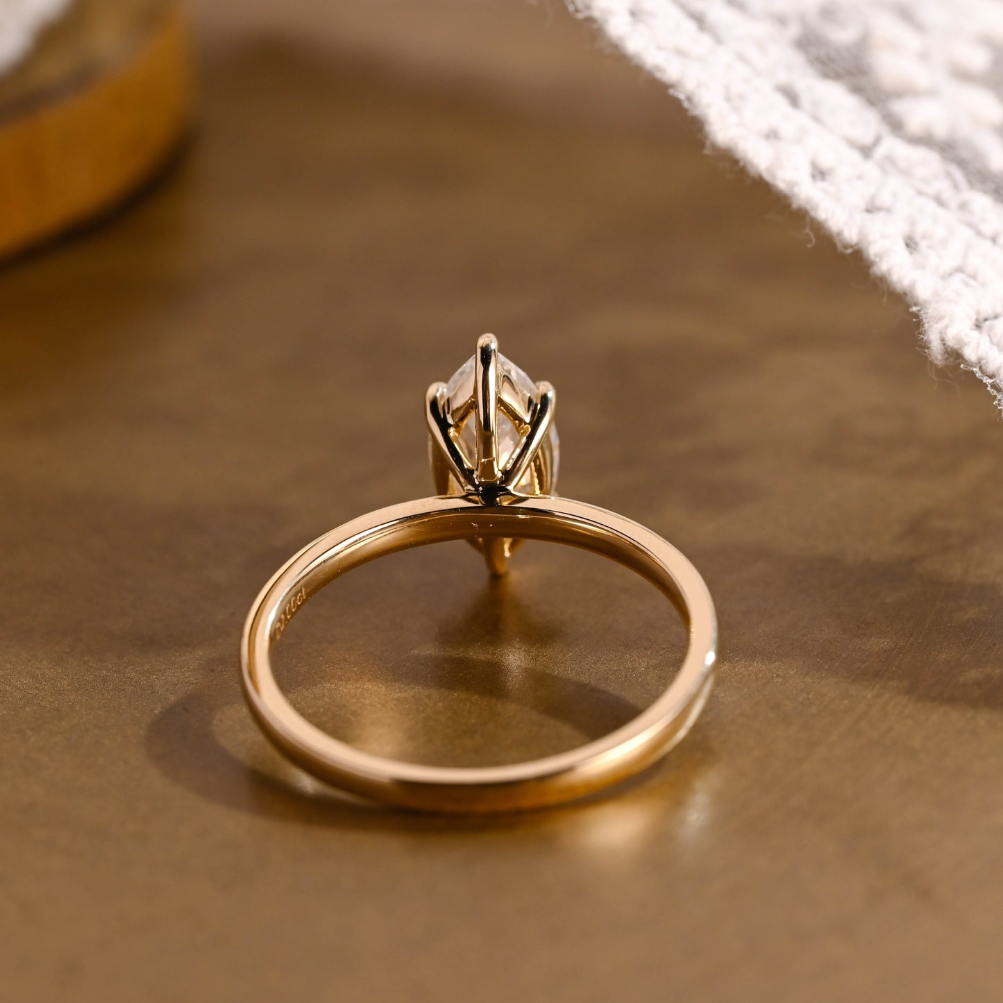 2 CT Round Three Stones Lab Grown Diamond Engagement Ring