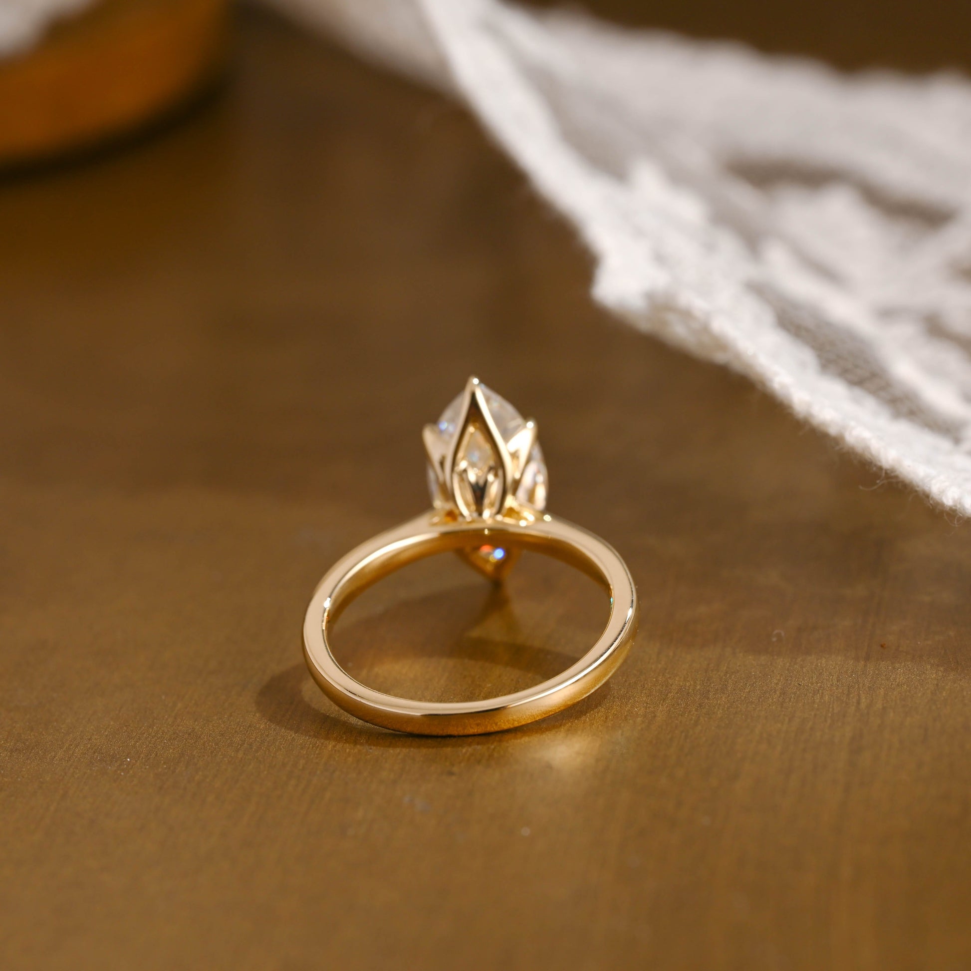2 CT Round Three Stones Lab Grown Diamond Engagement Ring