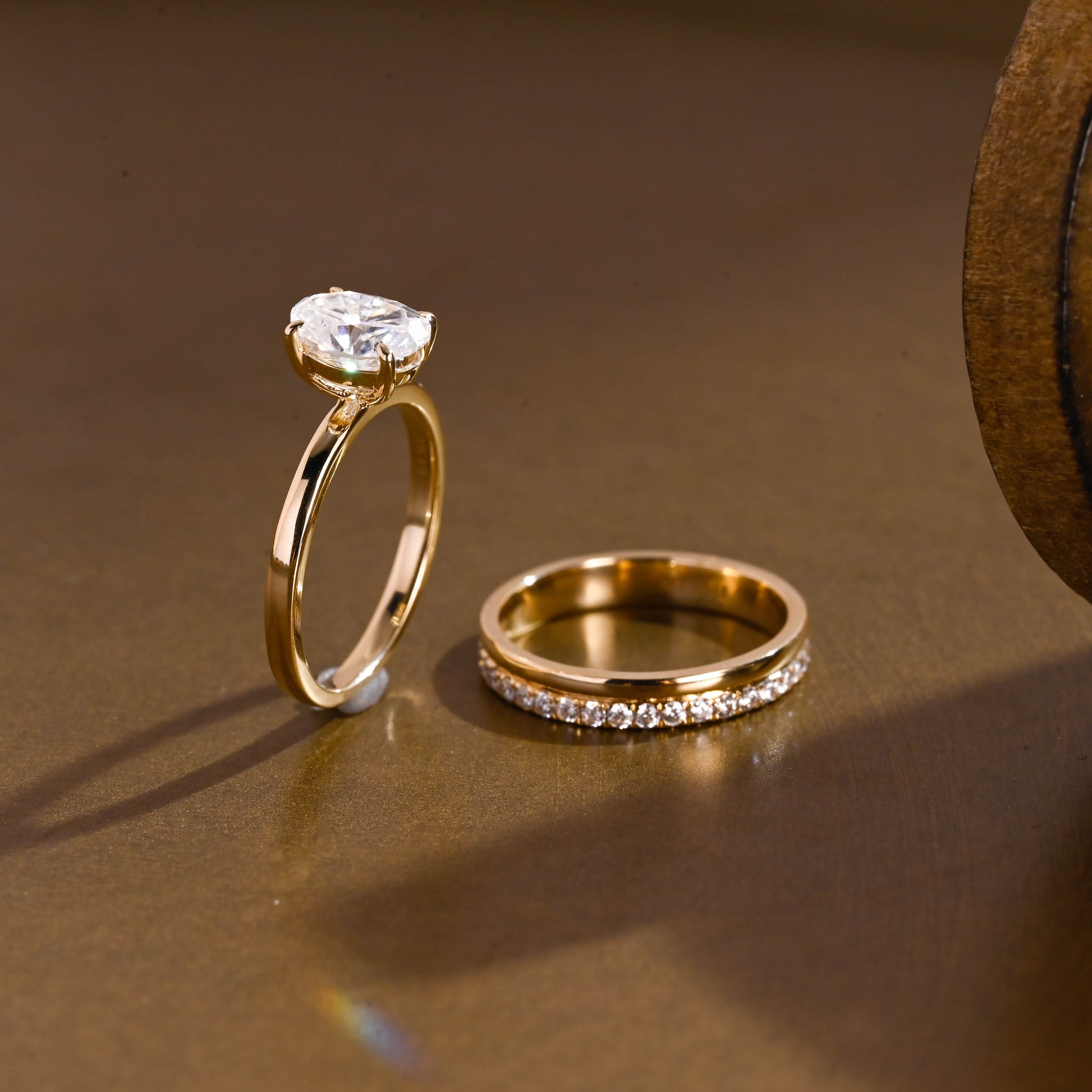 3.0 CT Round Pave Lab Grown Diamond Bridal Set