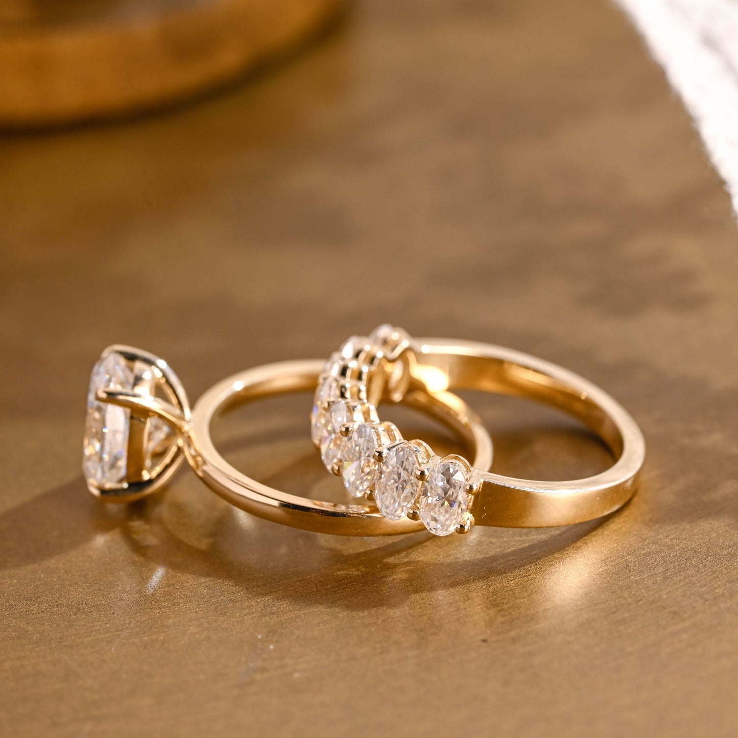 3.0 CT Round Pave Lab Grown Diamond Bridal Set