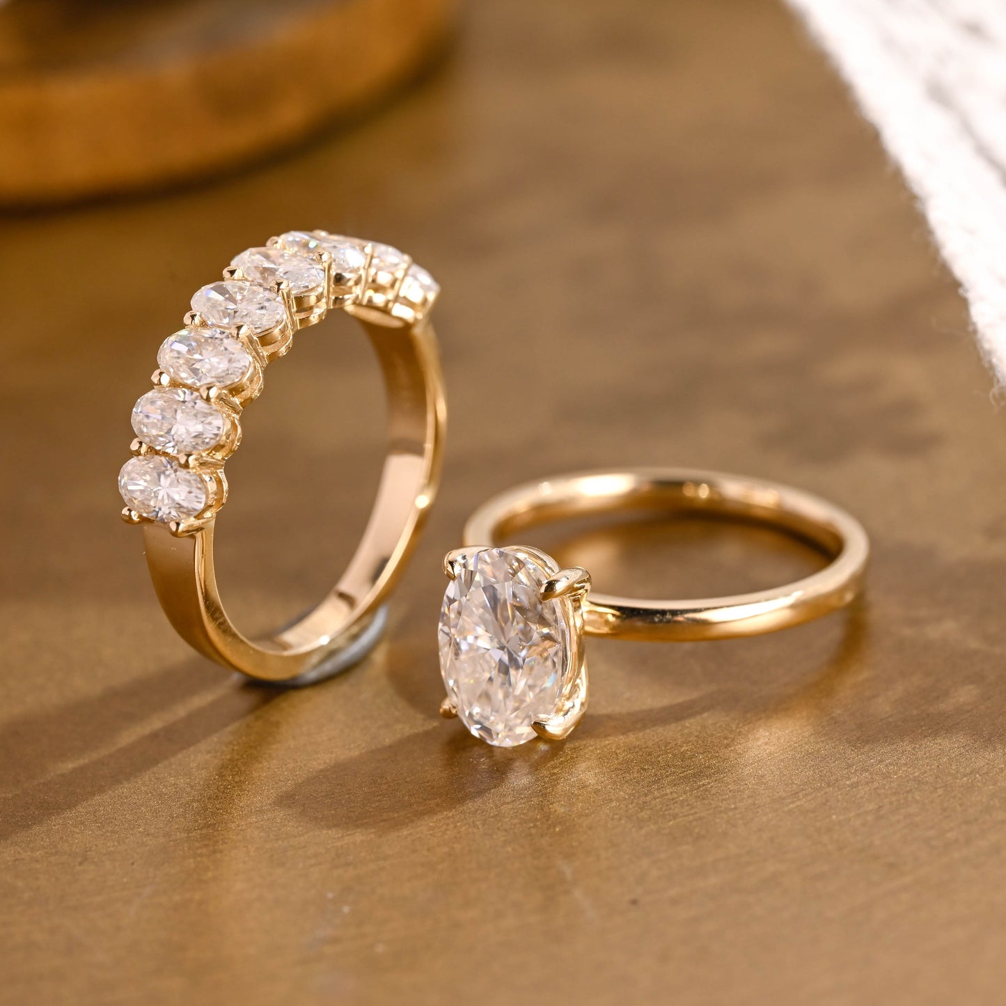3.0 CT Round Pave Lab Grown Diamond Bridal Set