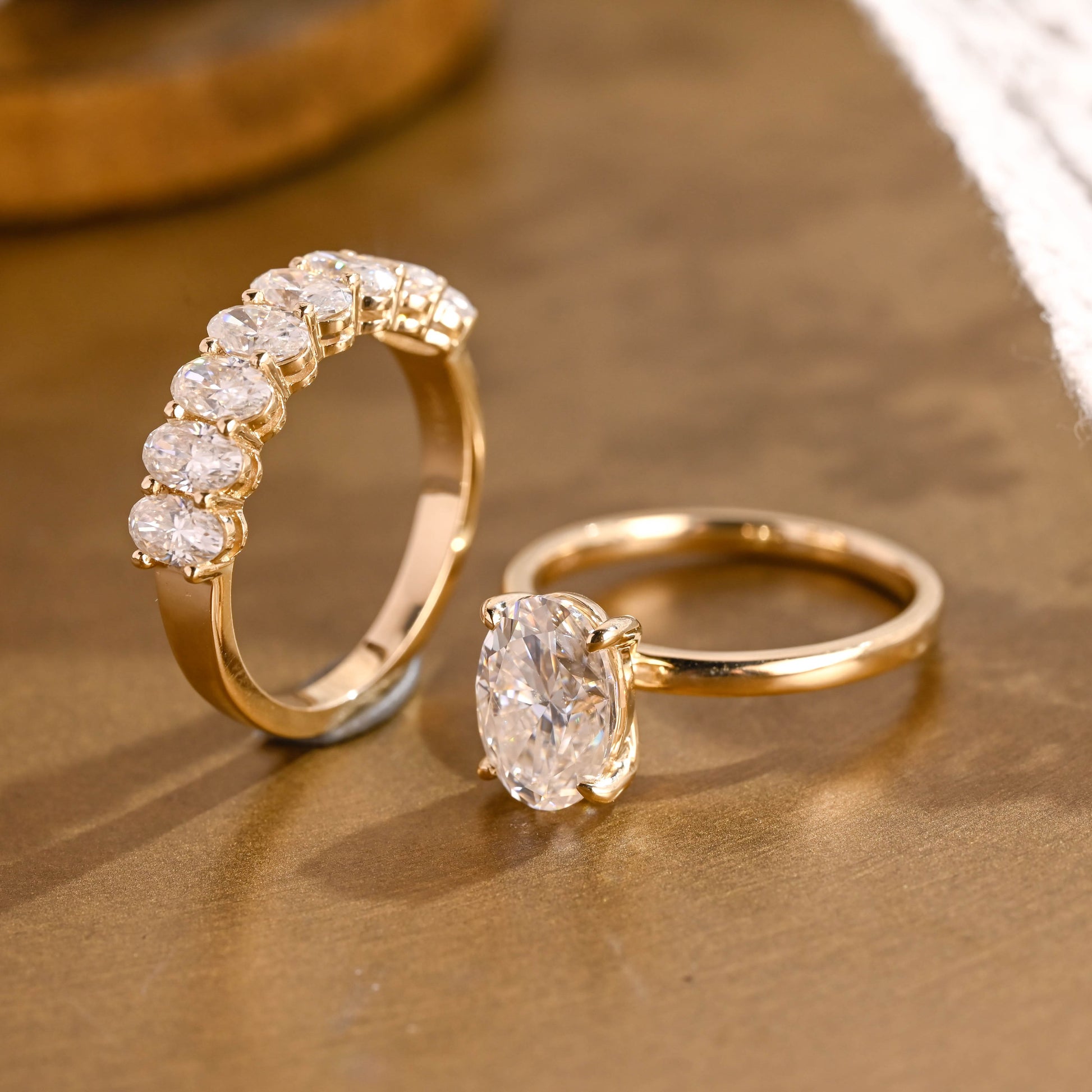 3.0 CT Round Pave Lab Grown Diamond Bridal Set