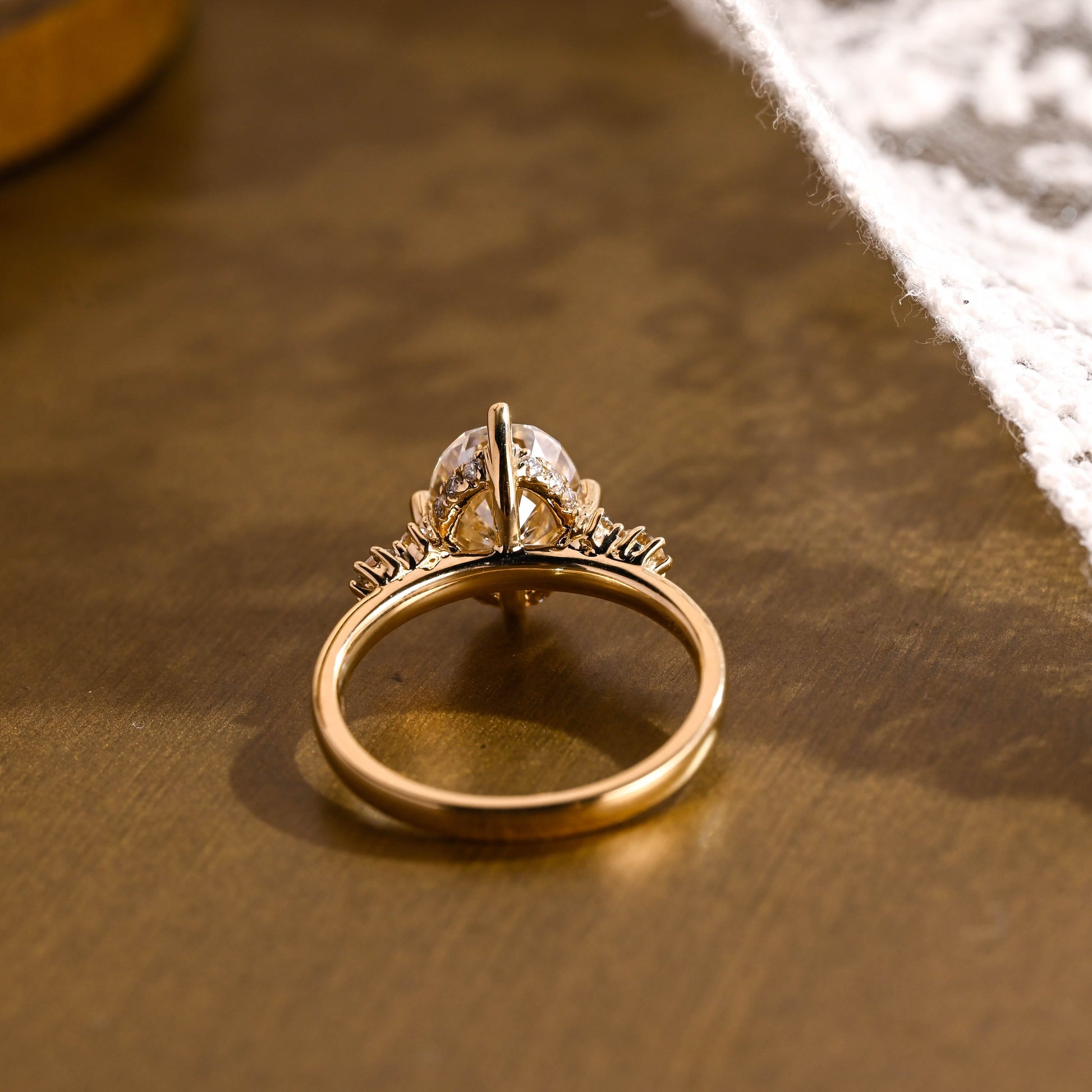 2 CT Round Three Stones Lab Grown Diamond Engagement Ring