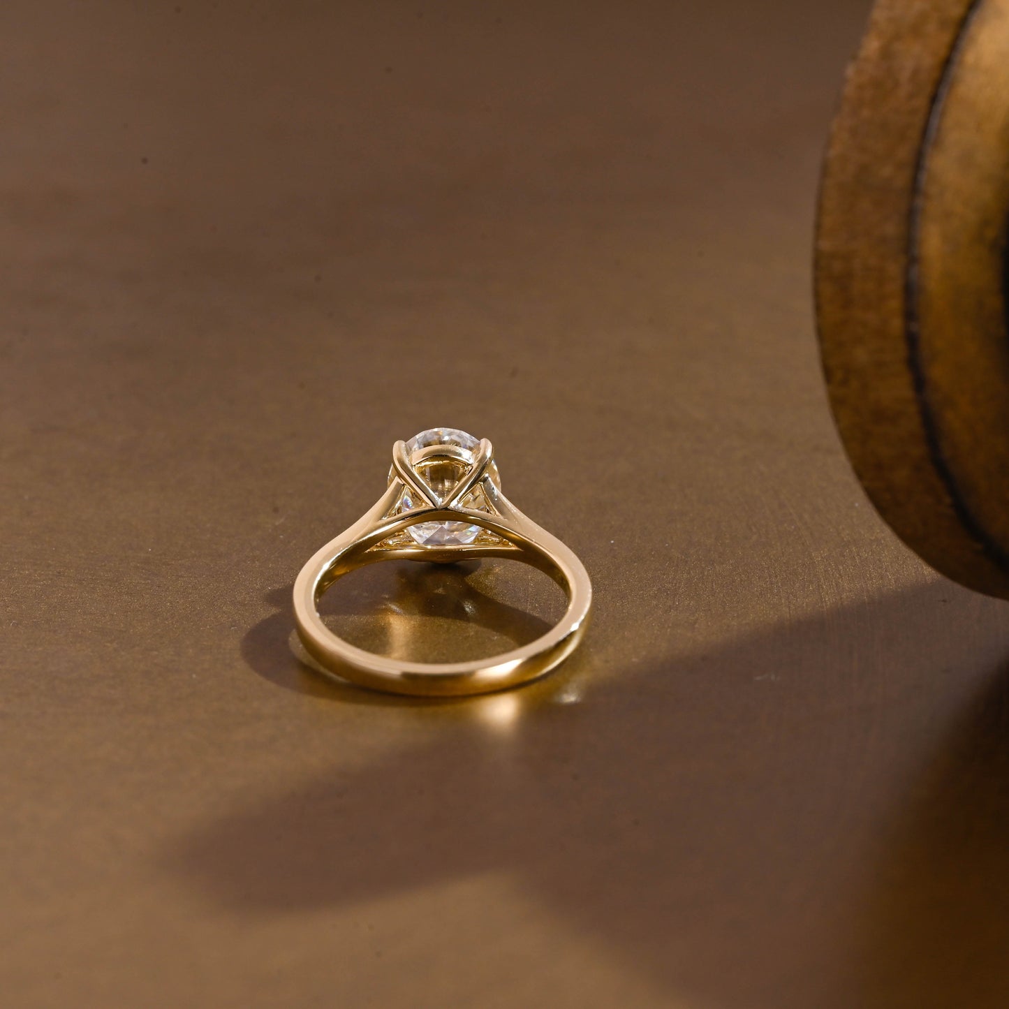 2 CT Round Three Stones Lab Grown Diamond Engagement Ring