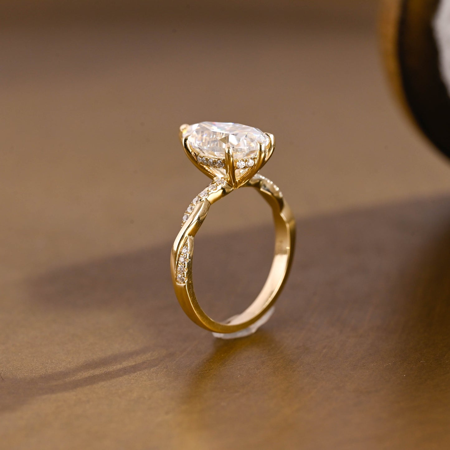2 CT Round Three Stones Lab Grown Diamond Engagement Ring