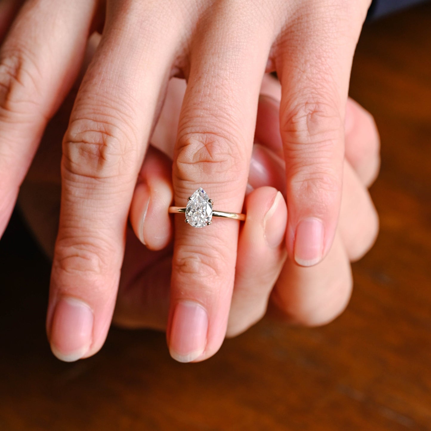 2 CT Round Three Stones Lab Grown Diamond Engagement Ring