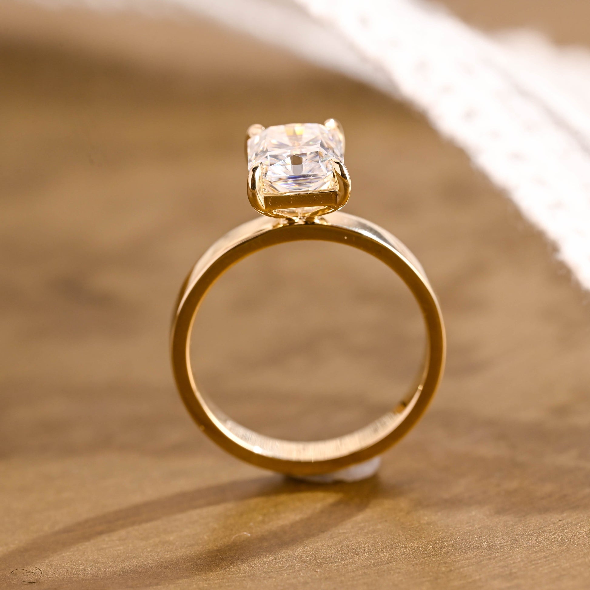 2 CT Round Three Stones Lab Grown Diamond Engagement Ring