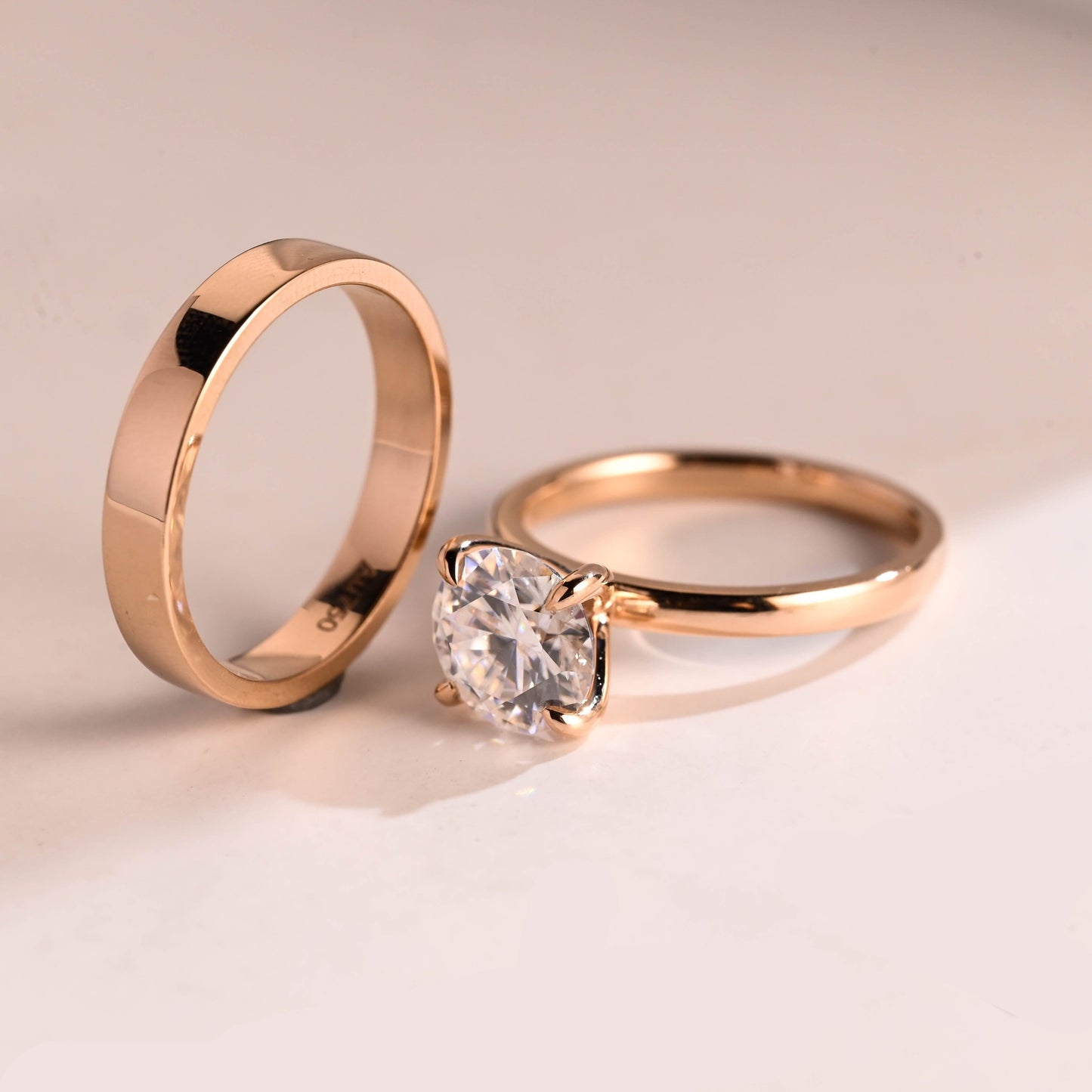 3.0 CT Round Pave Lab Grown Diamond Bridal Set