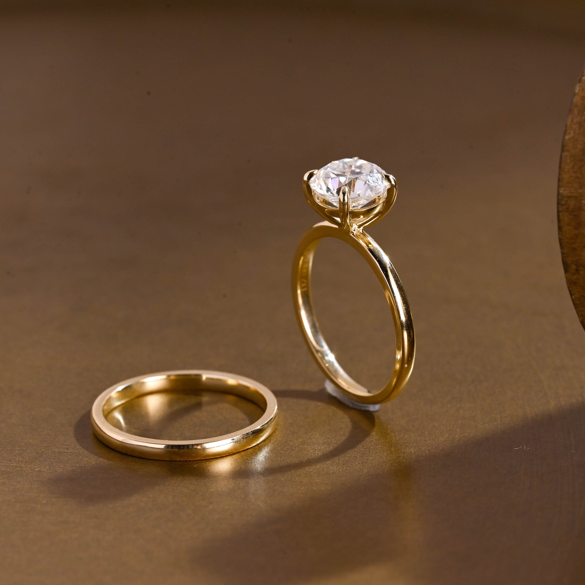 3.0 CT Round Pave Lab Grown Diamond Bridal Set